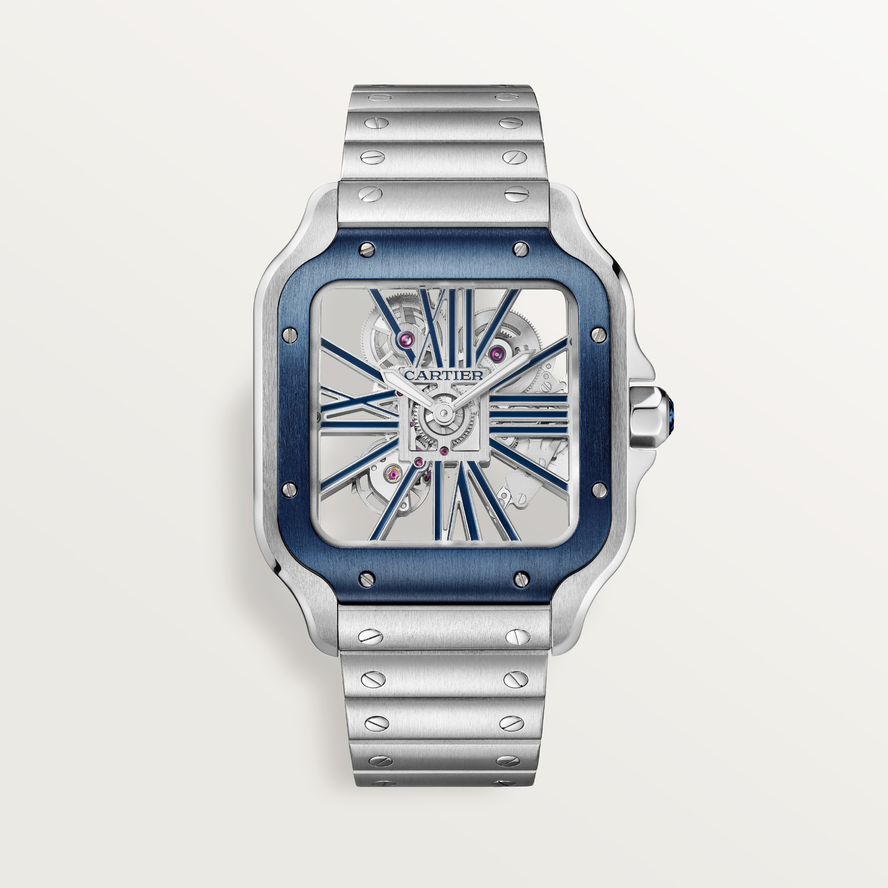 Santos de Cartier skeleton watch