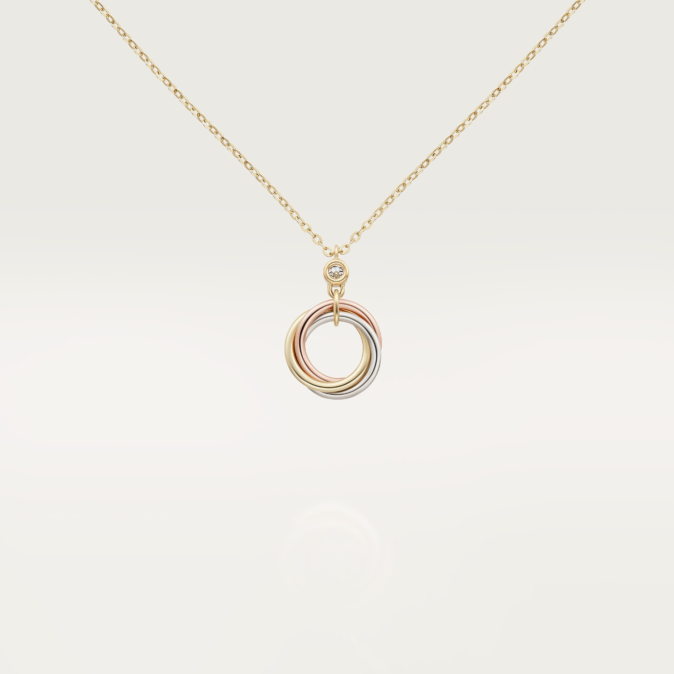 Trinity pendant, 1 diamond