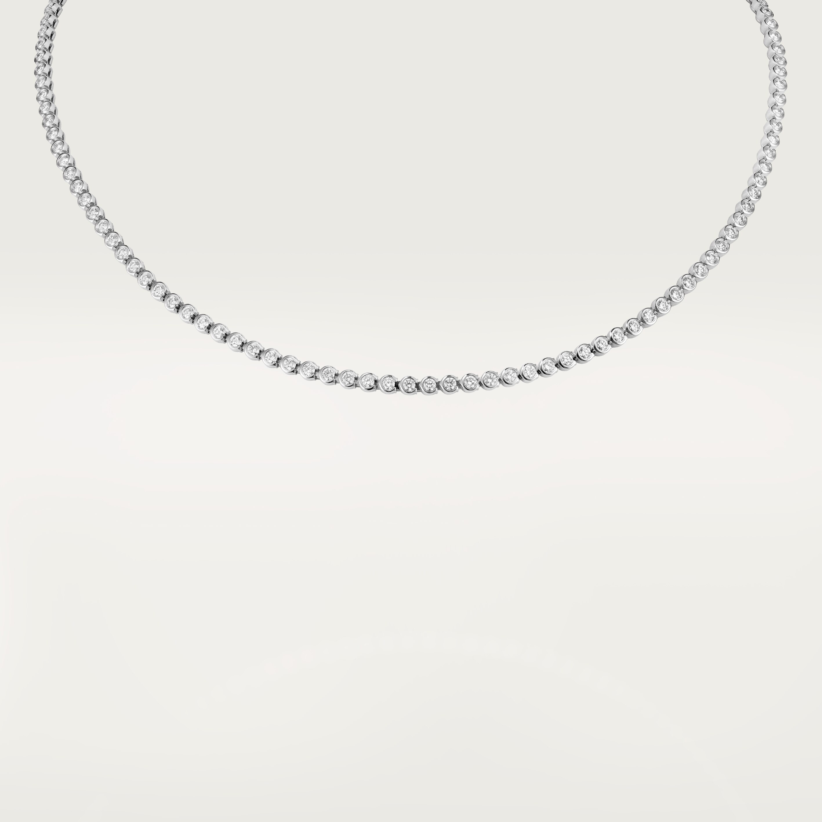 C de Cartier Essential Lines necklace, brilliant-cut diamonds