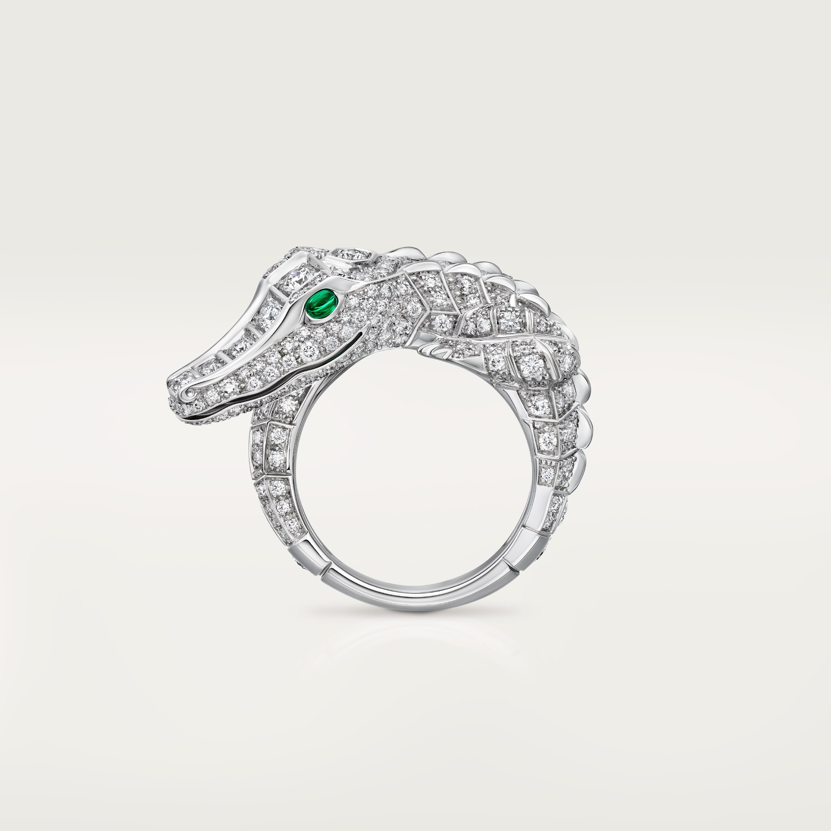 Faune et Flore de Cartier ring, paved