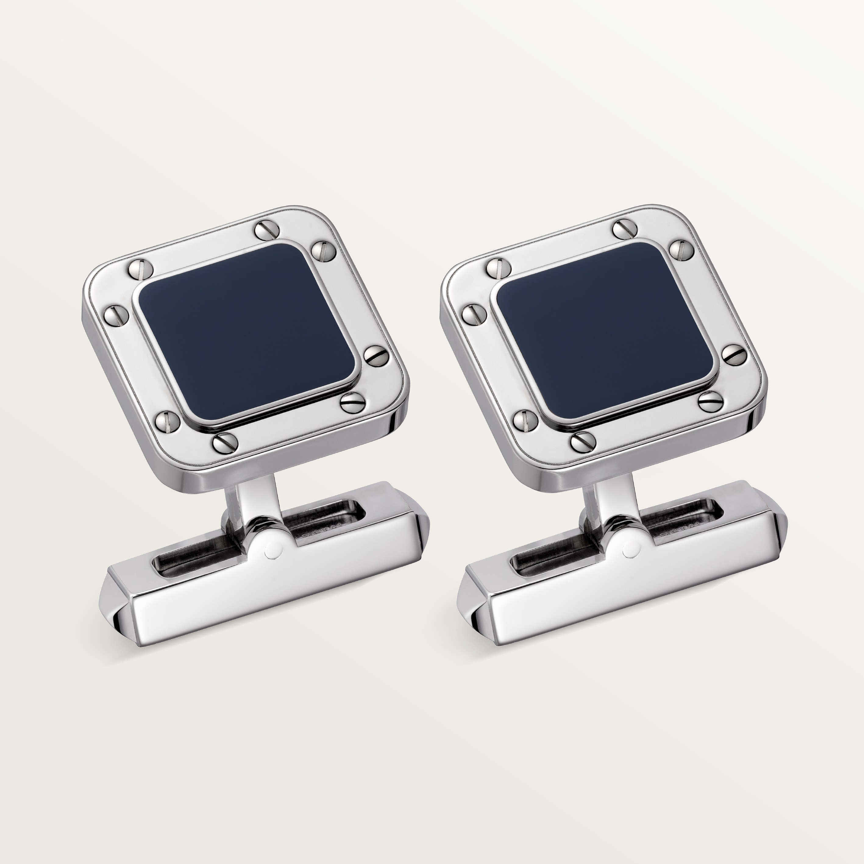 Santos de Cartier cufflinks, pen and wallet set