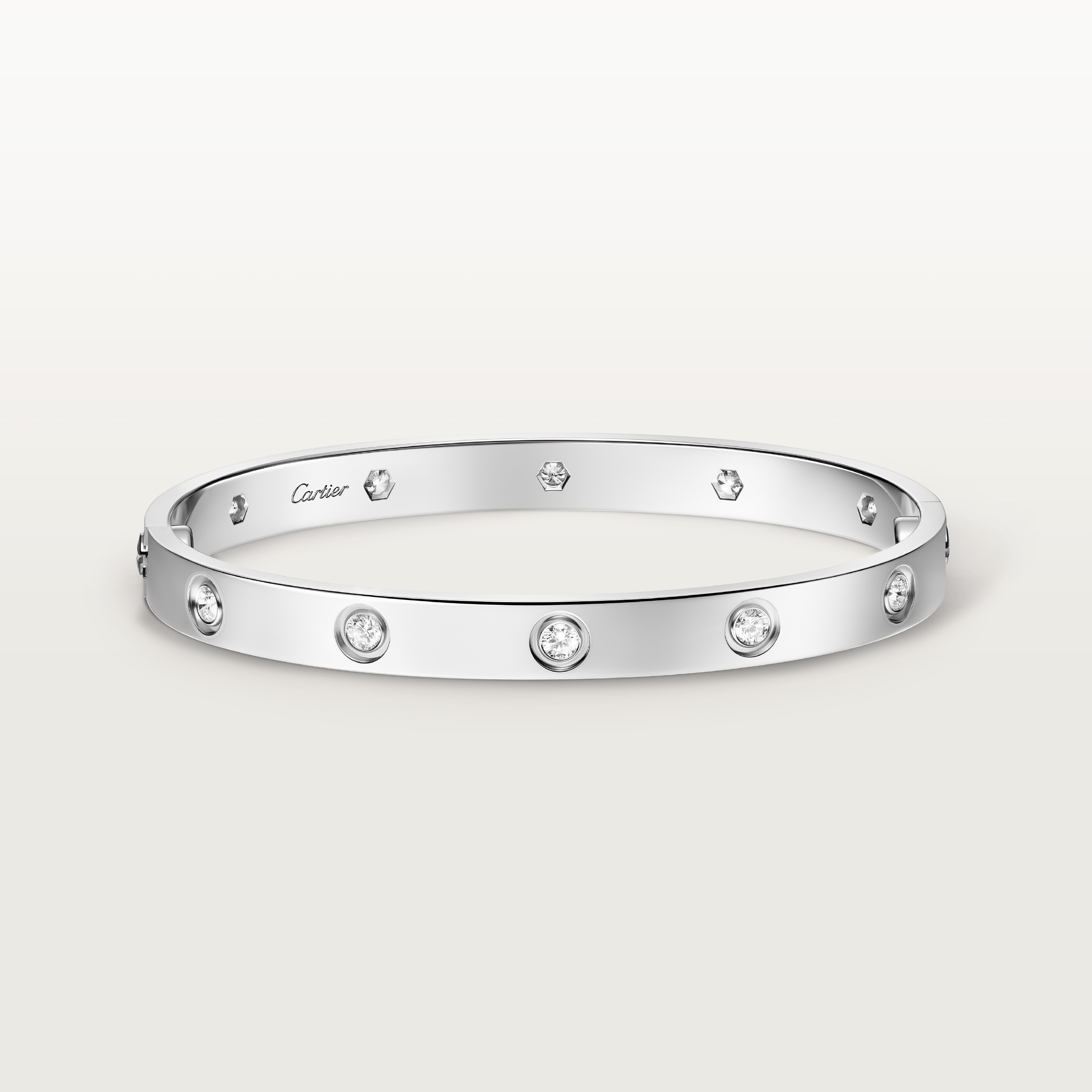 #LOVE# bracelet, classic model,10 diamonds