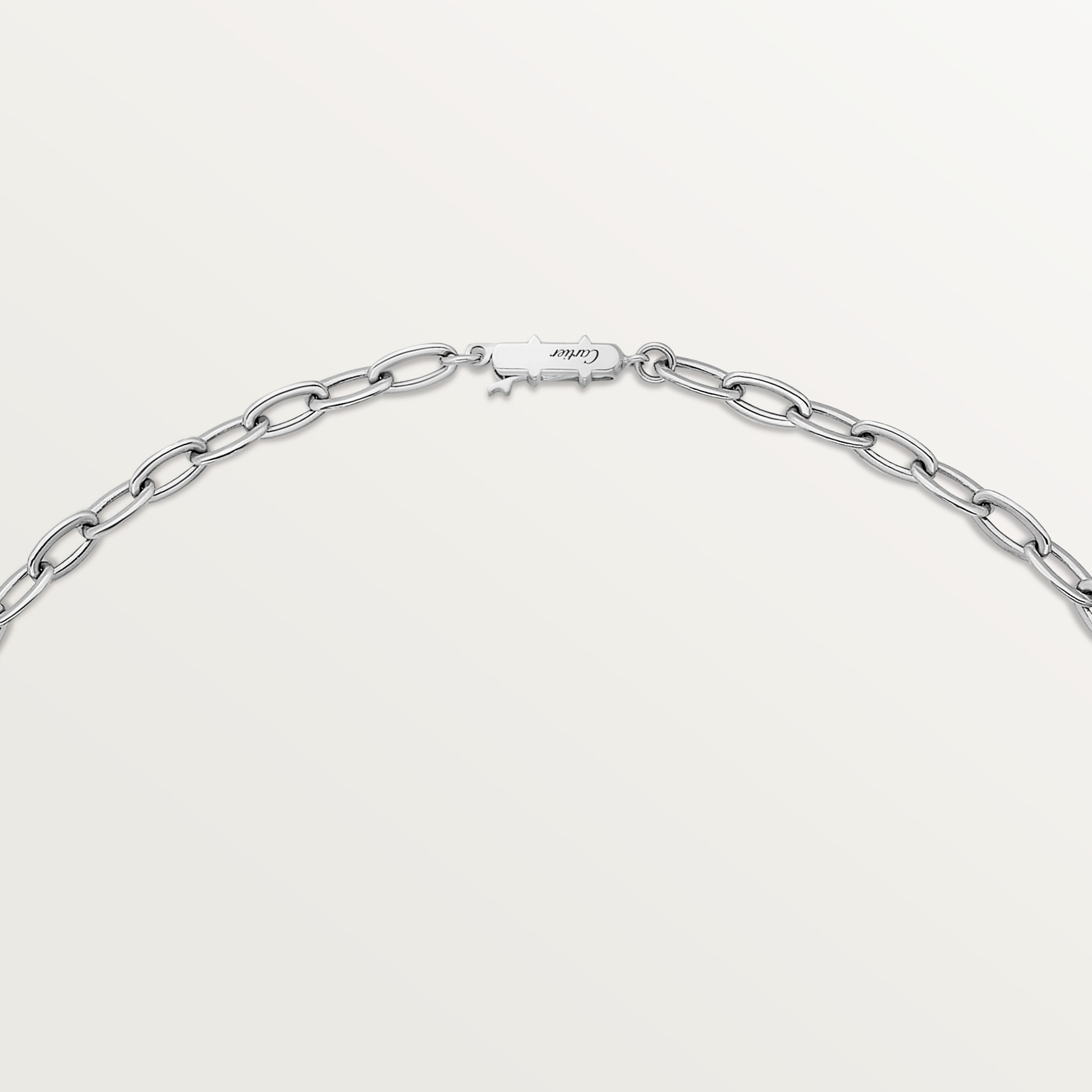 Juste un Clou long necklace, multiwear, extra-large model, paved , image 5