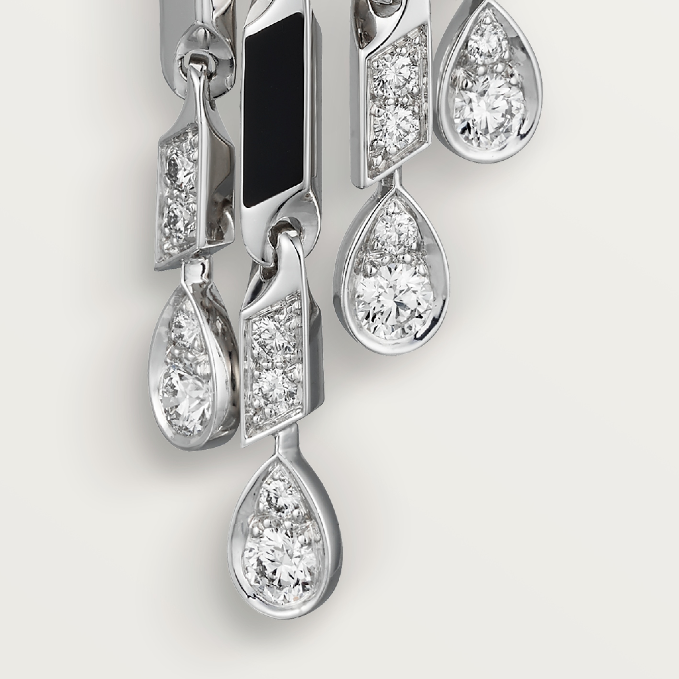 Panth&egrave;re de Cartier earrings, small model, paved