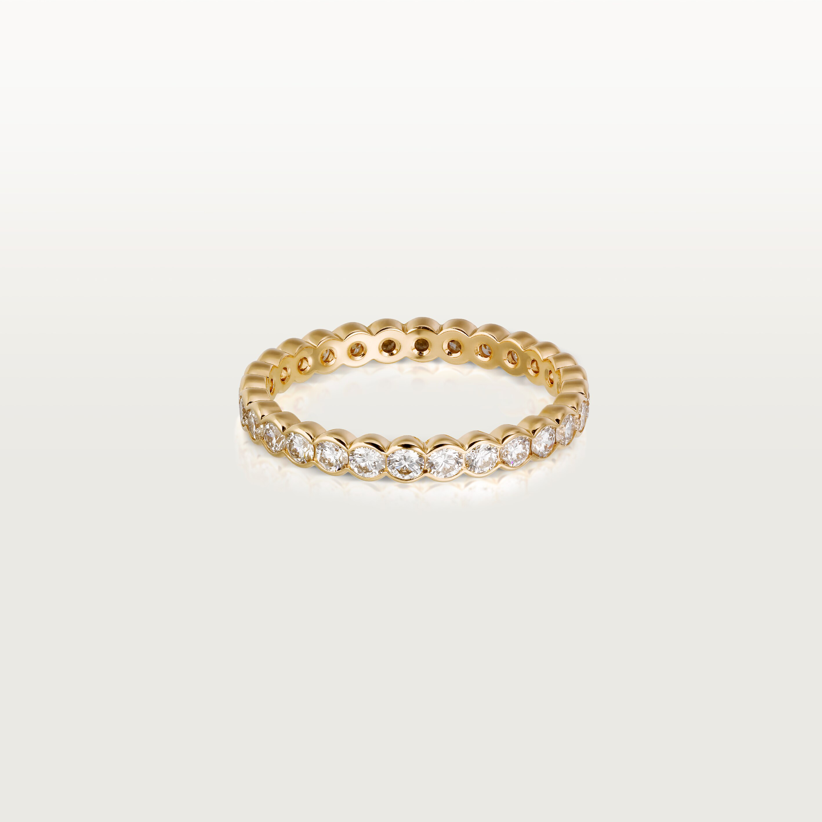 Broderie de Cartier wedding band, diamonds