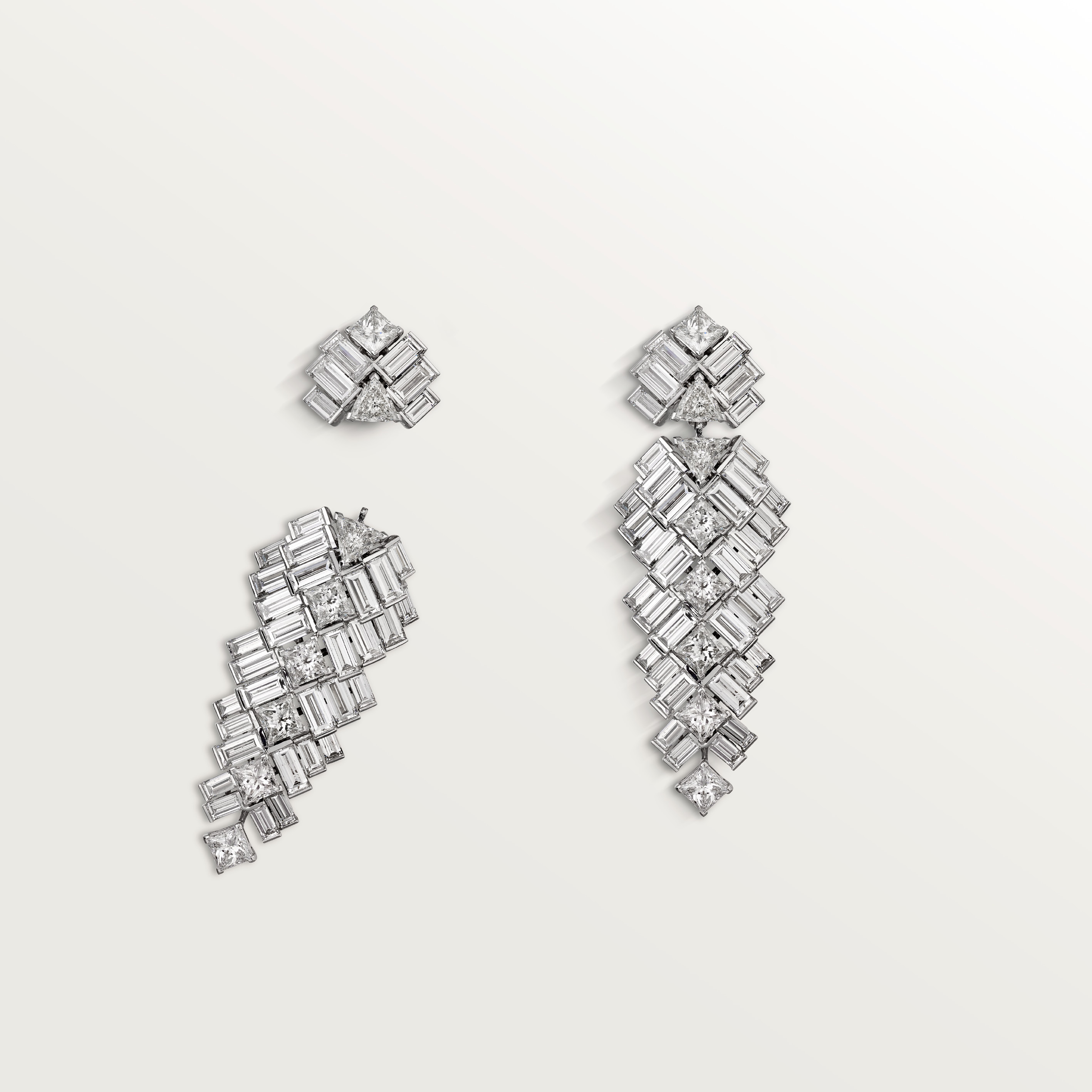 Reflection de Cartier earrings, diamonds, image 6