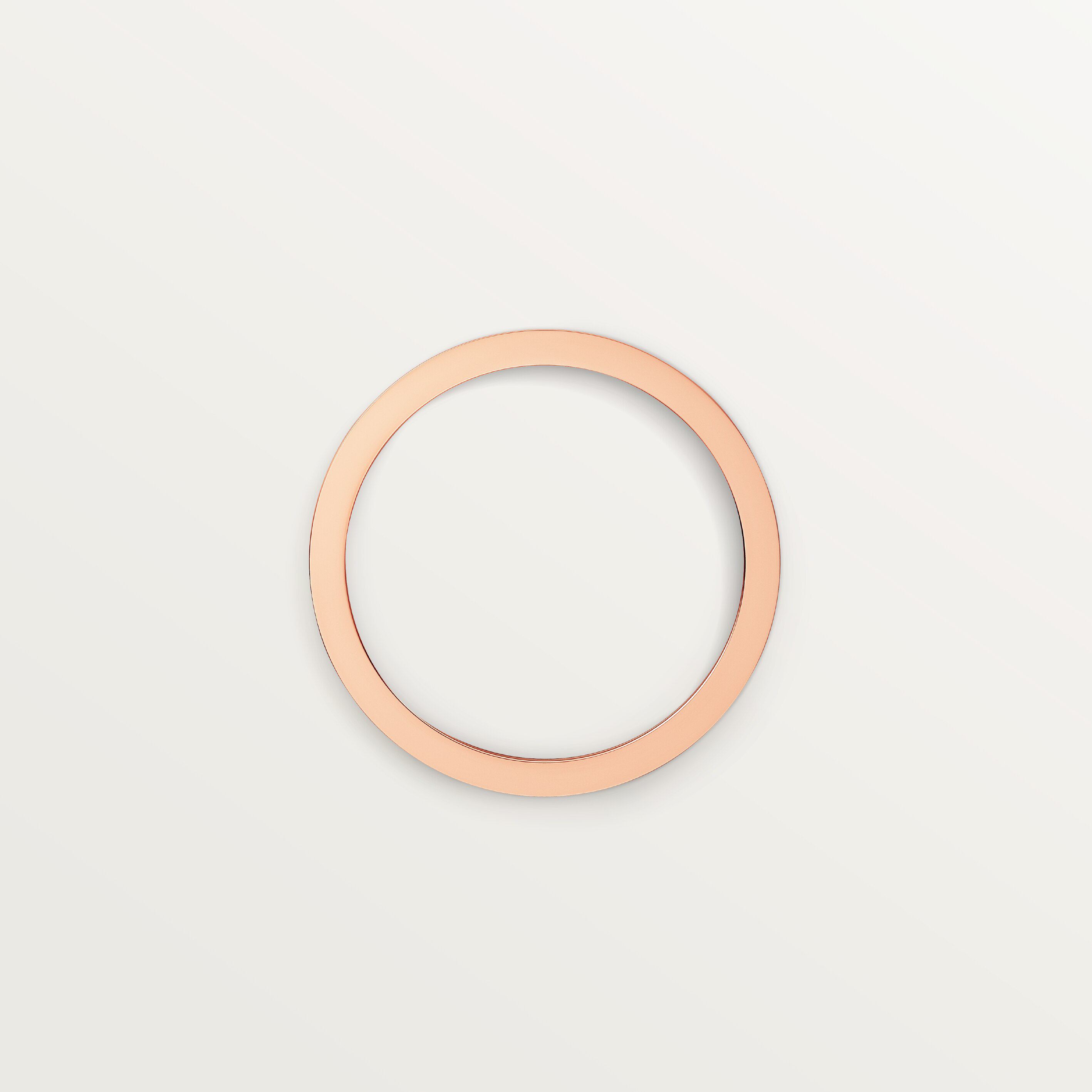 C de Cartier wedding ring, 4 mm width, 1 diamond