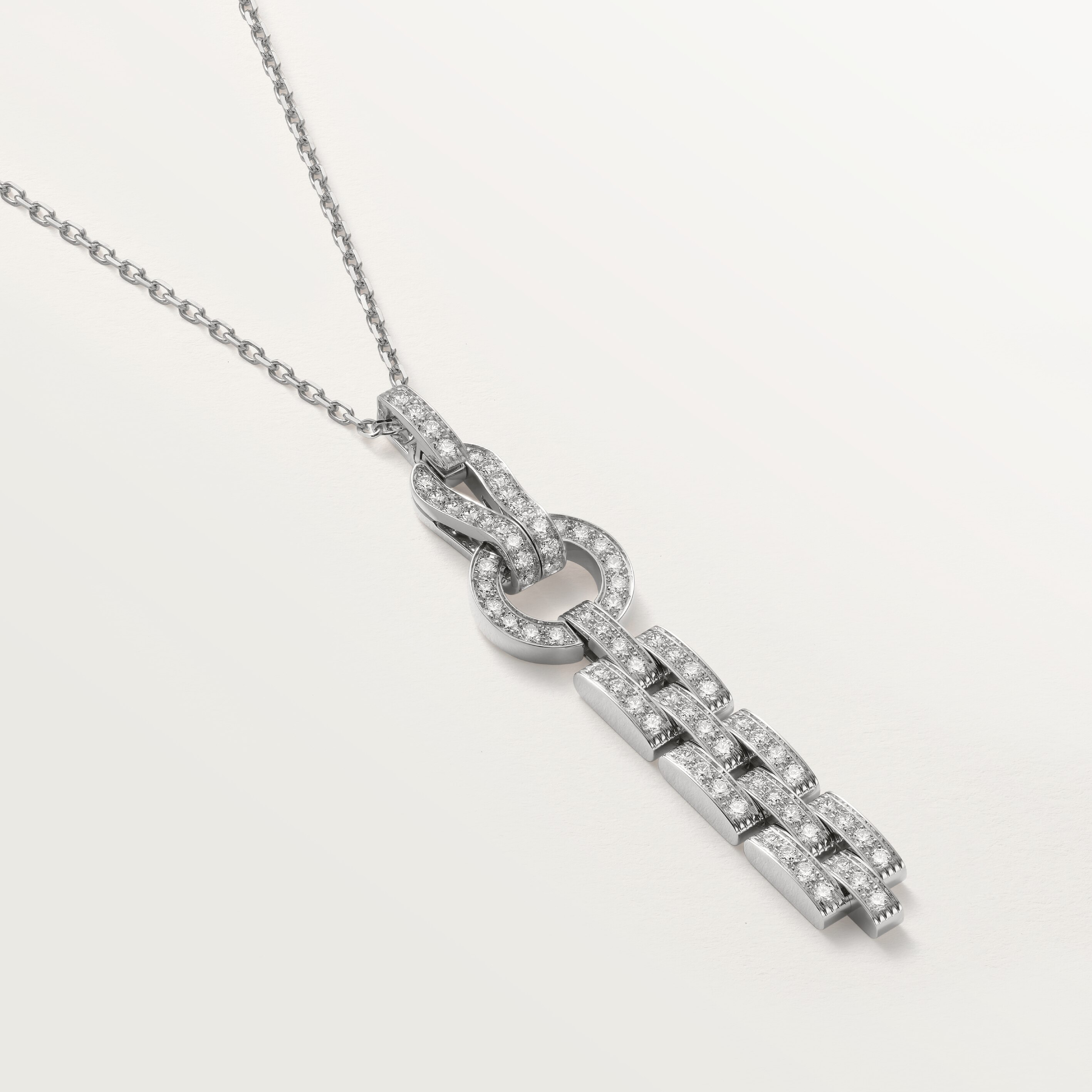 Agrafe pendant, paved 