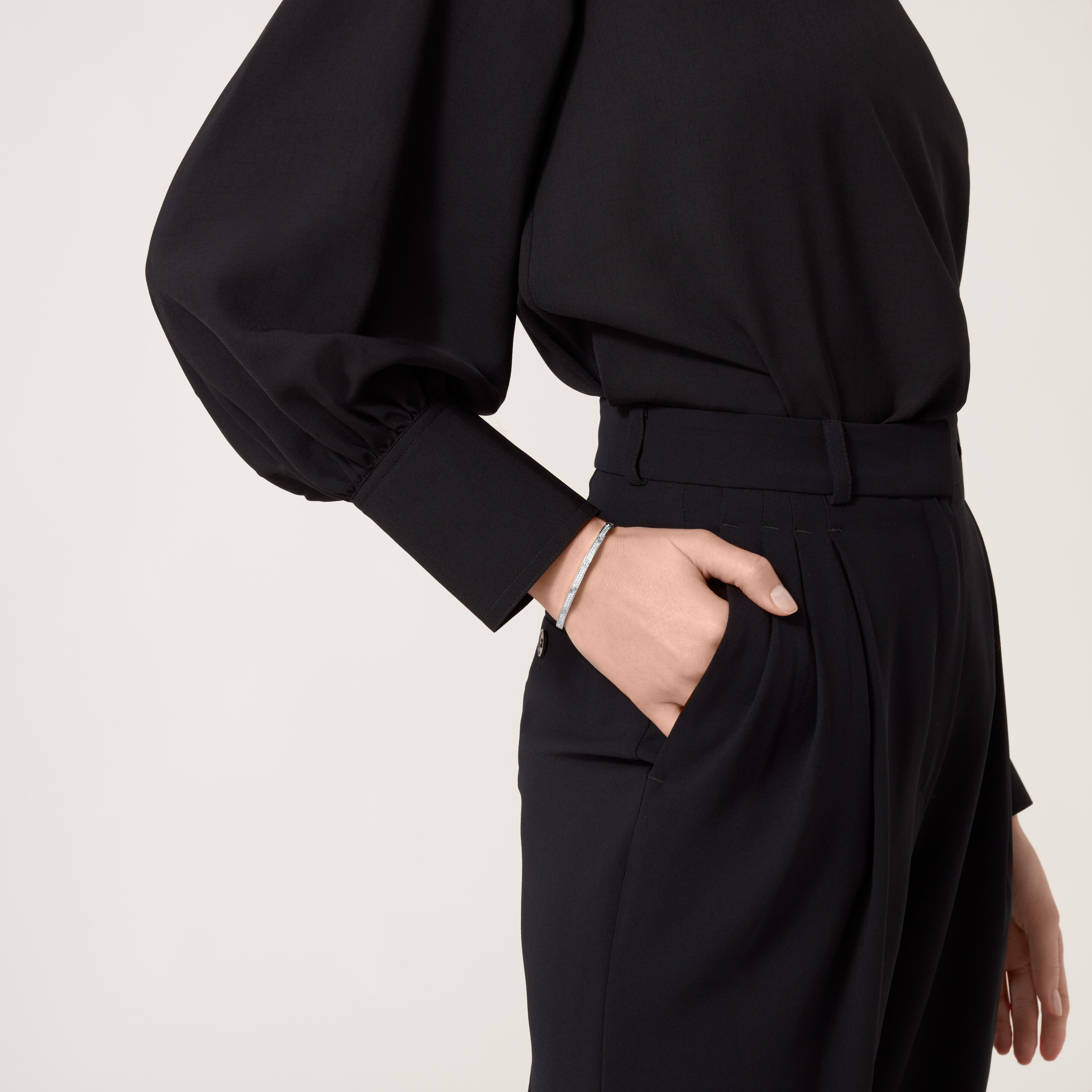 #LOVE# bracelet, small model, paved, image 4