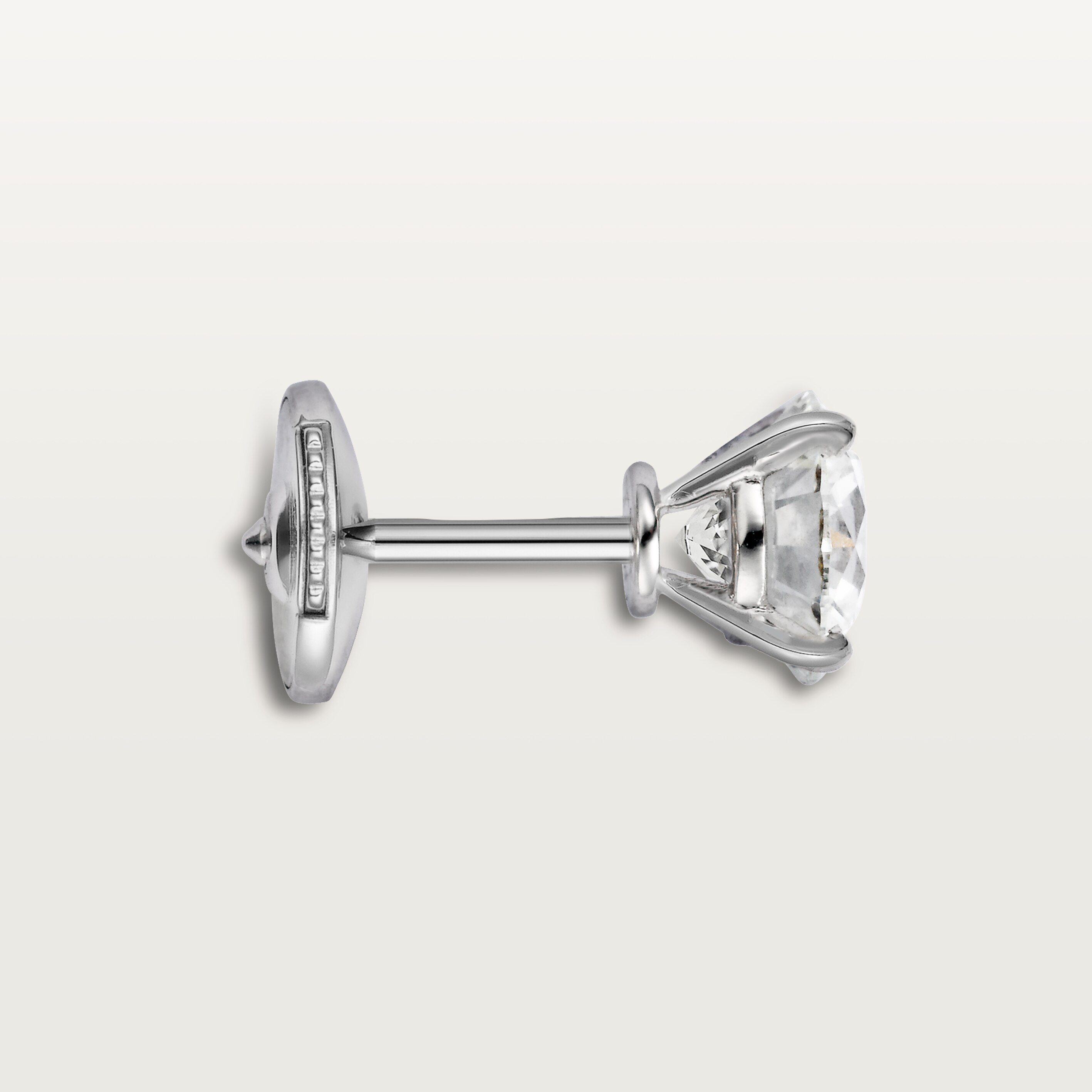 1895 stud earrings, 2 brilliant-cut diamonds 