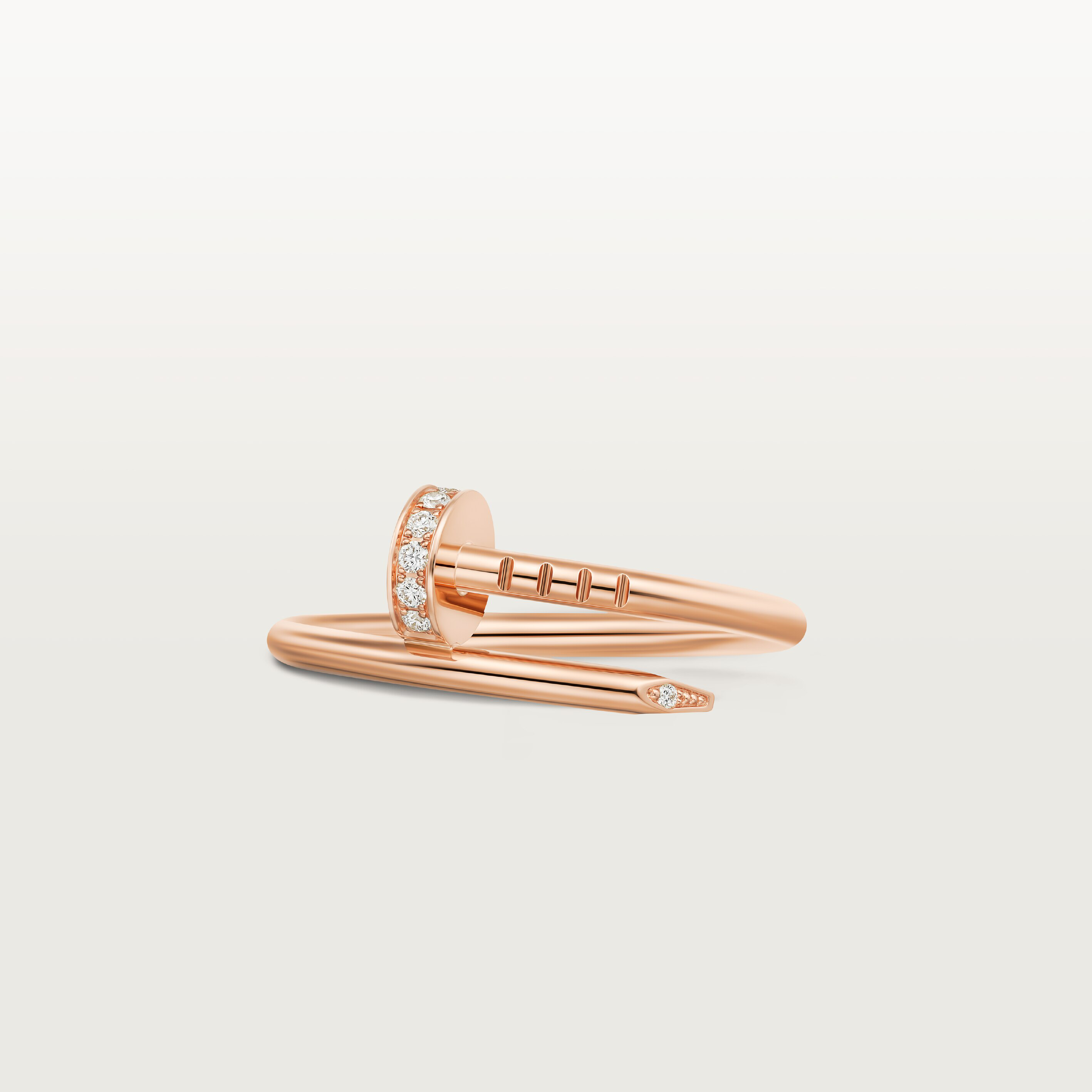 Juste un Clou ring, small model, diamonds, image 7