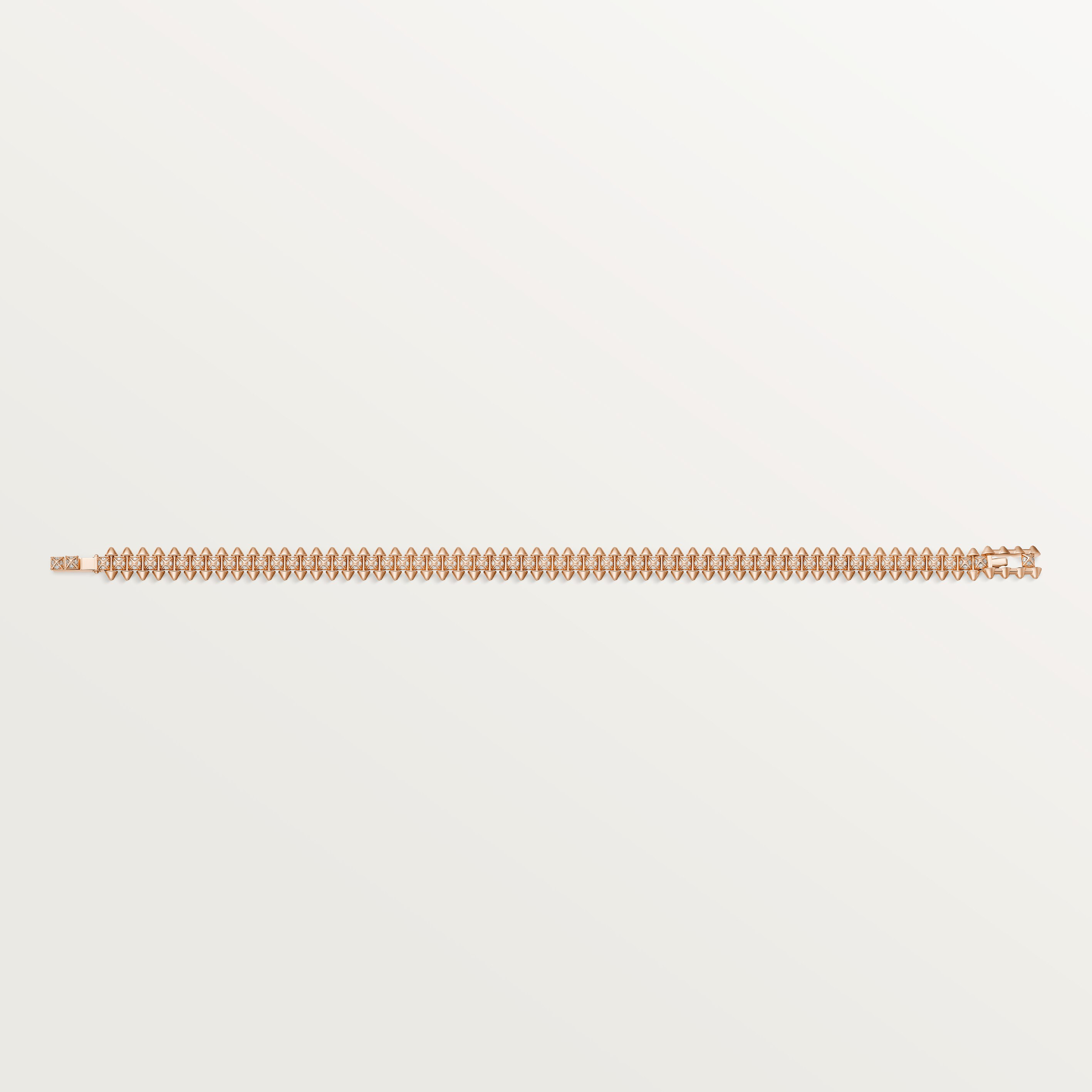 Clash de Cartier bracelet, flexible, small model, paved 