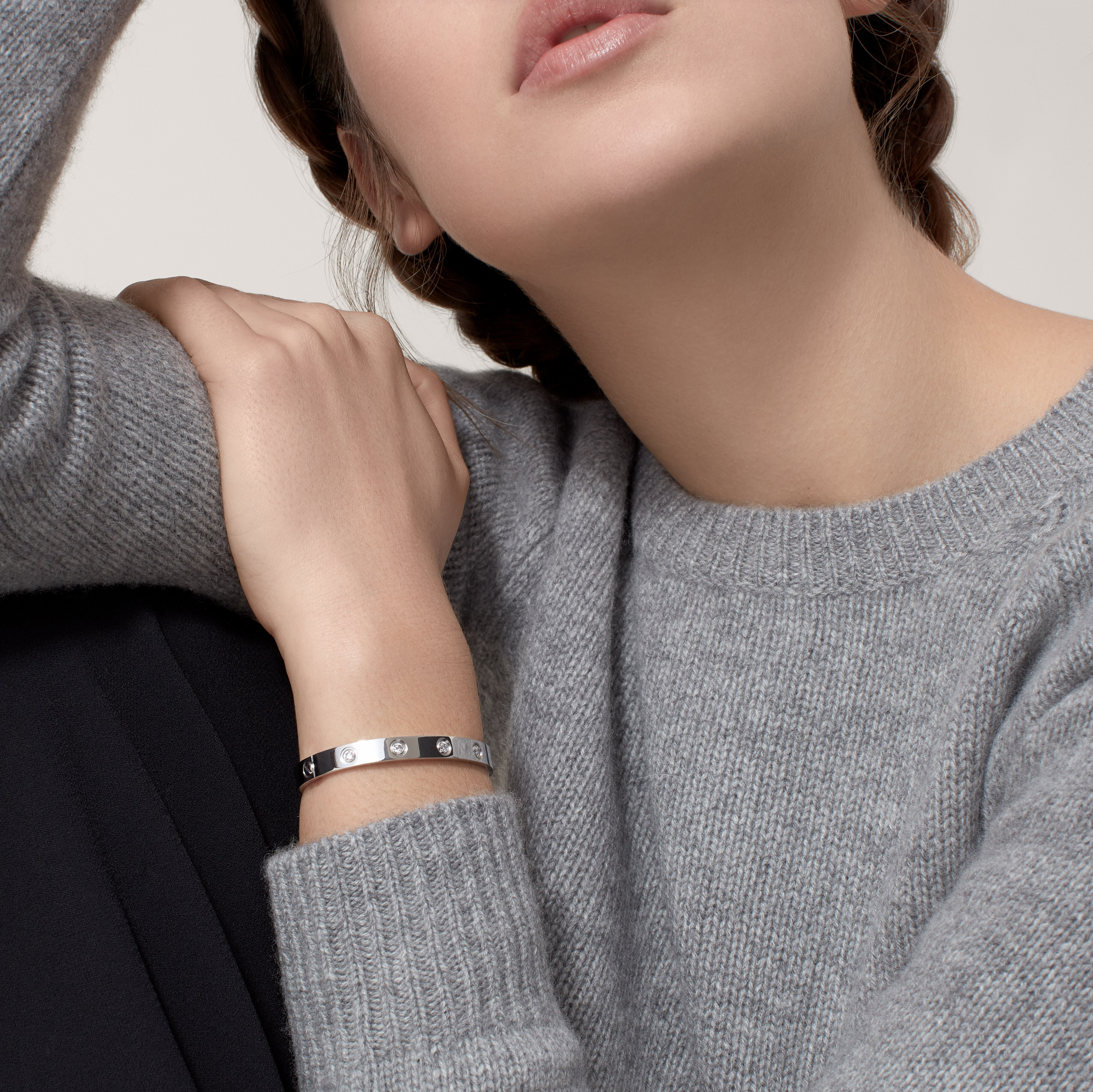 #LOVE# bracelet, classic model,10 diamonds, image 5