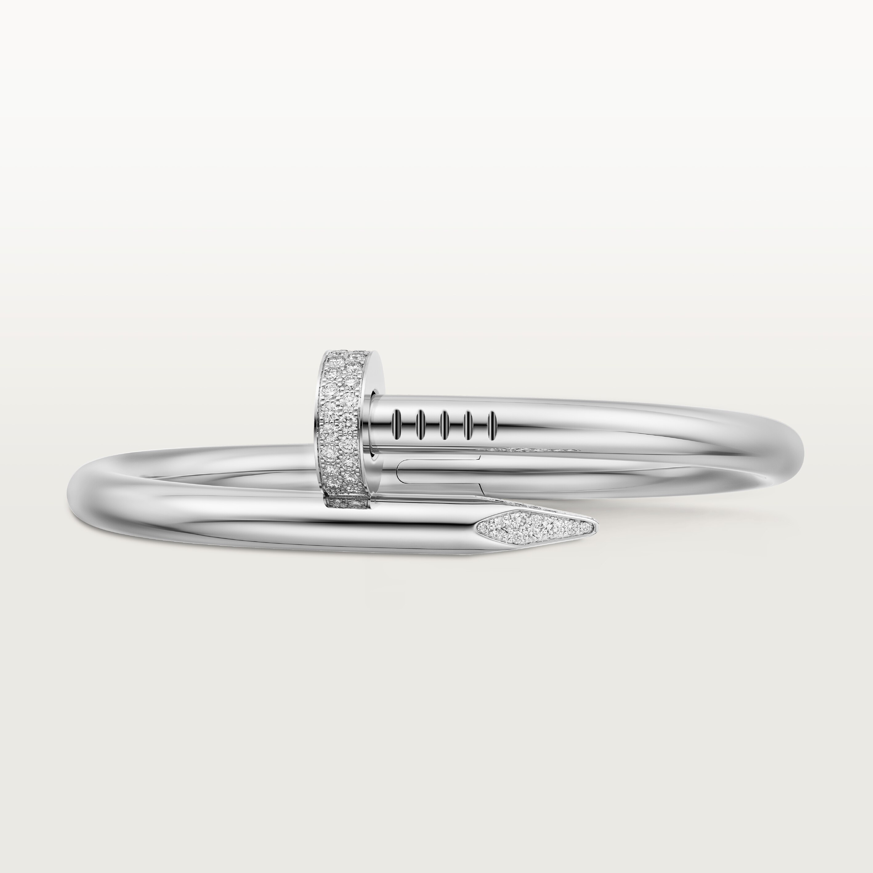 Juste un Clou bracelet, large model, diamonds, image 8