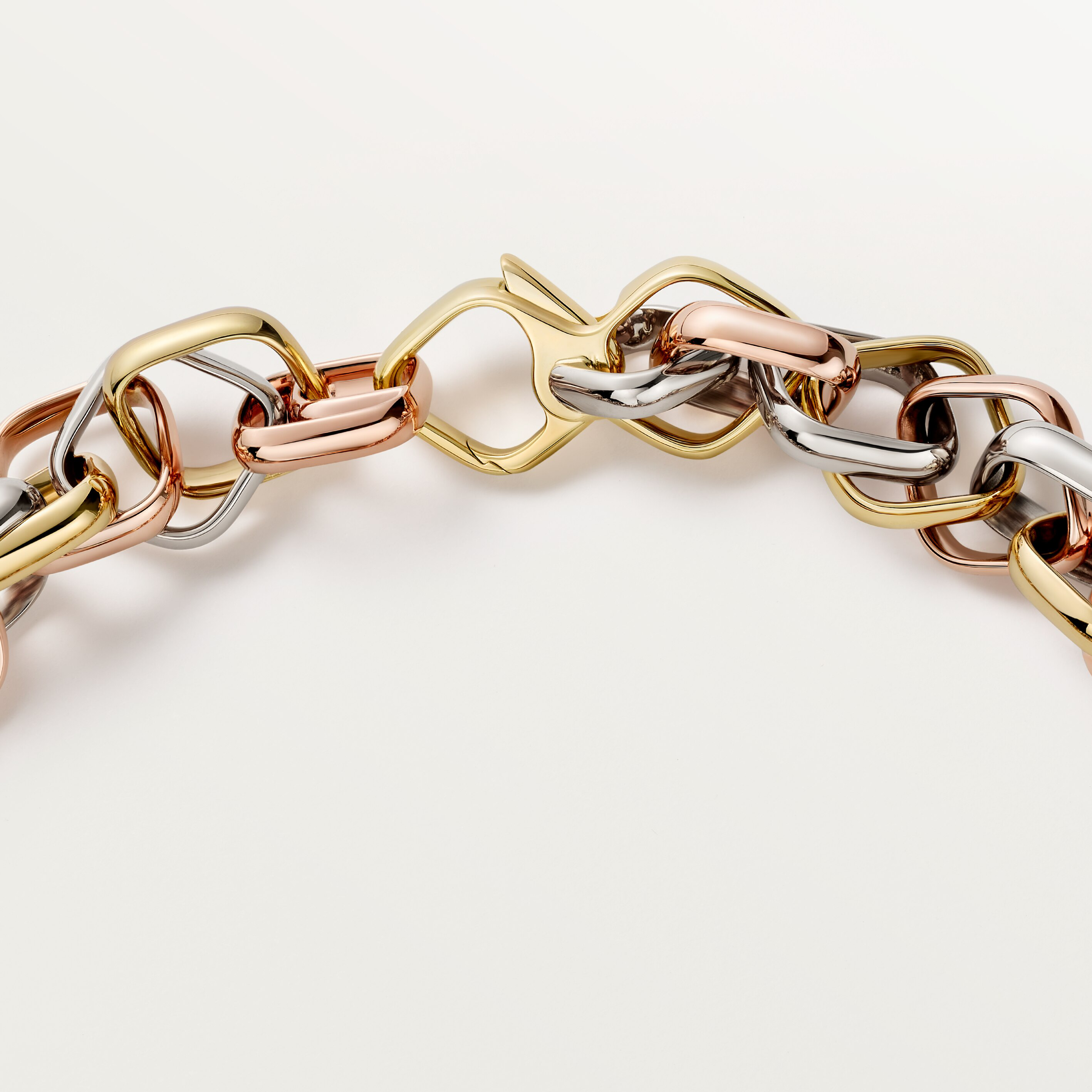 Trinity necklace, cushion-shaped, extra-large model 