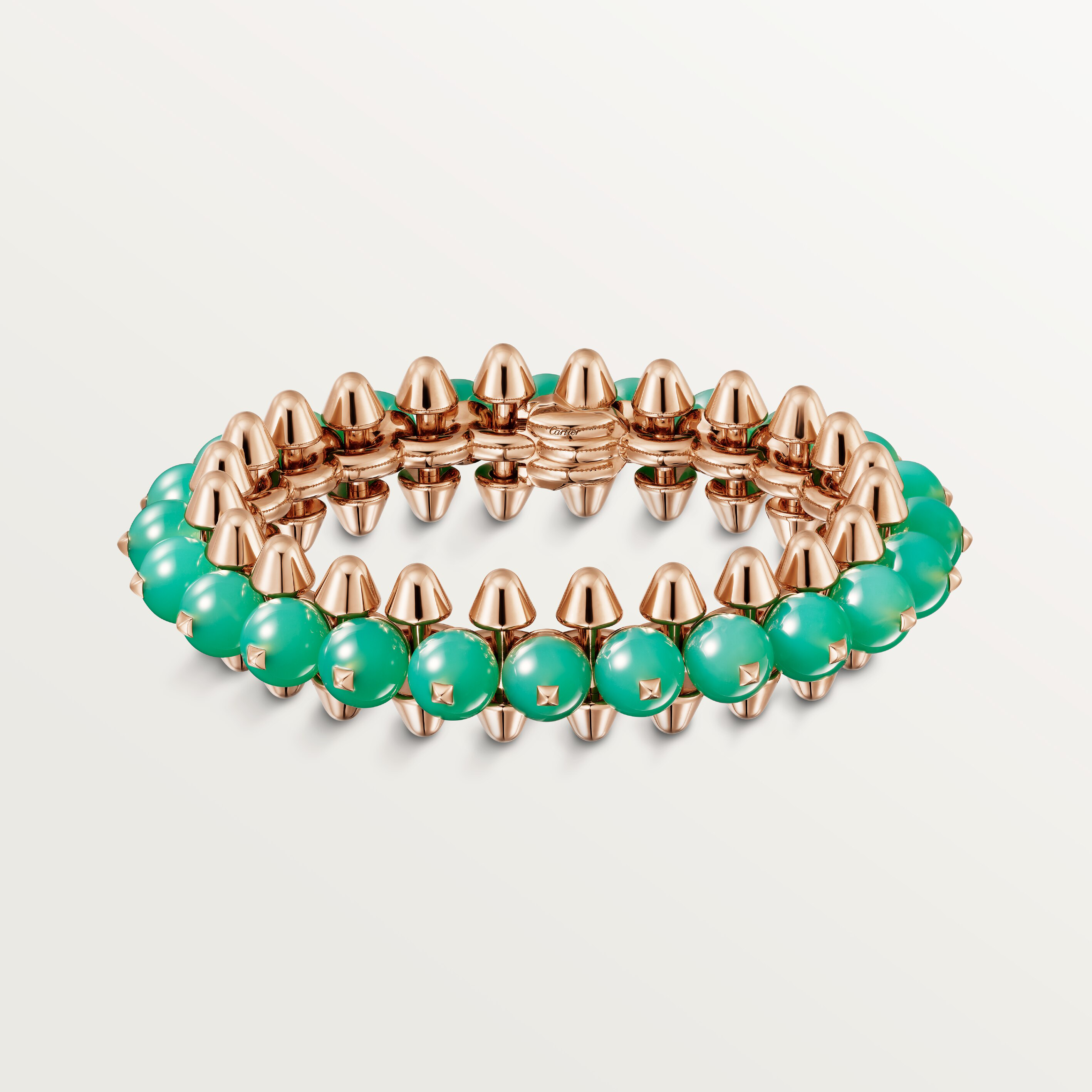 Clash de Cartier bracelet, chrysoprase, extra-large model