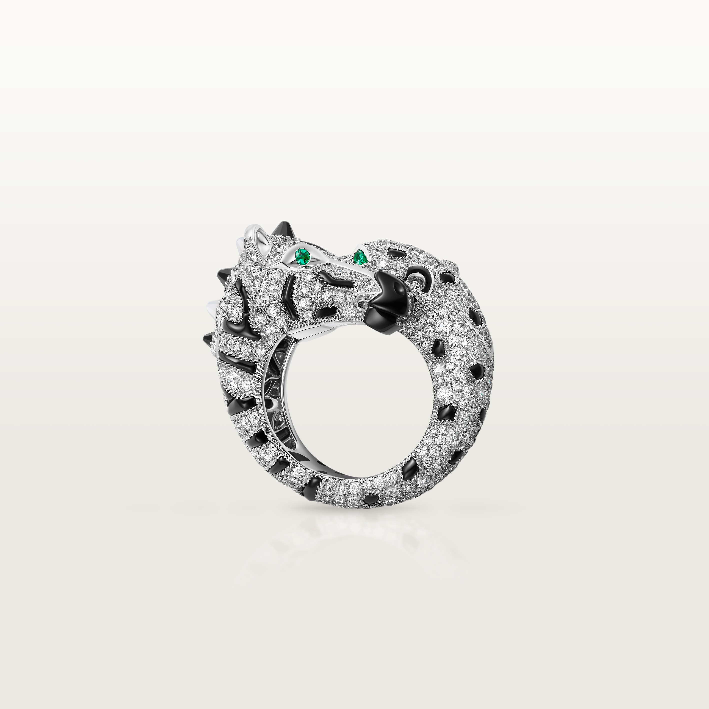 Indomptables de Cartier ring, paved