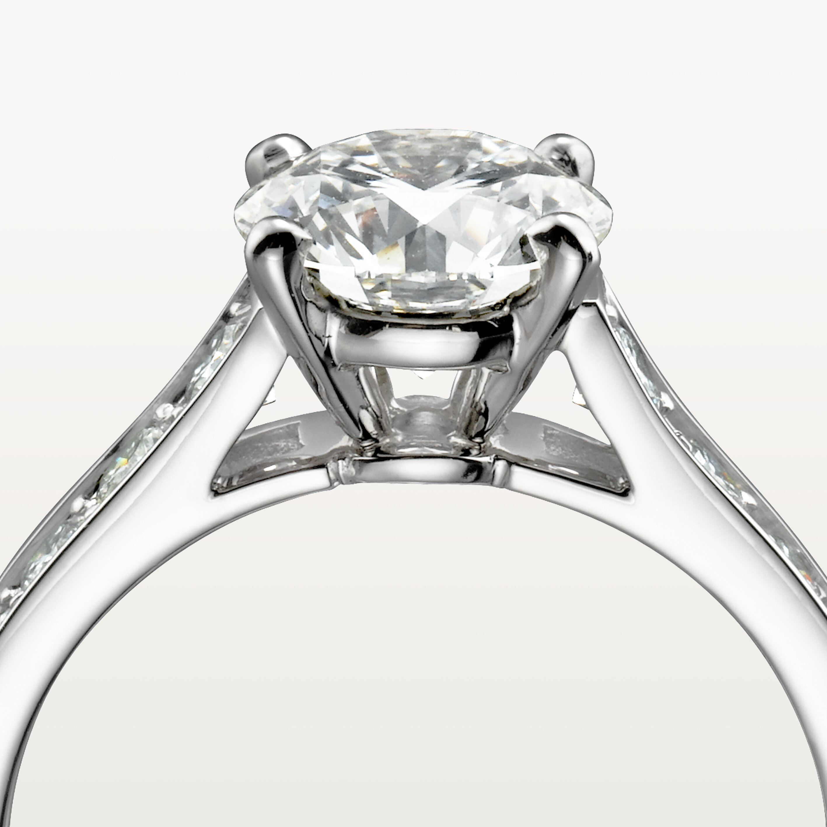 1895 solitaire, brilliant-cut diamond, paved , image 7