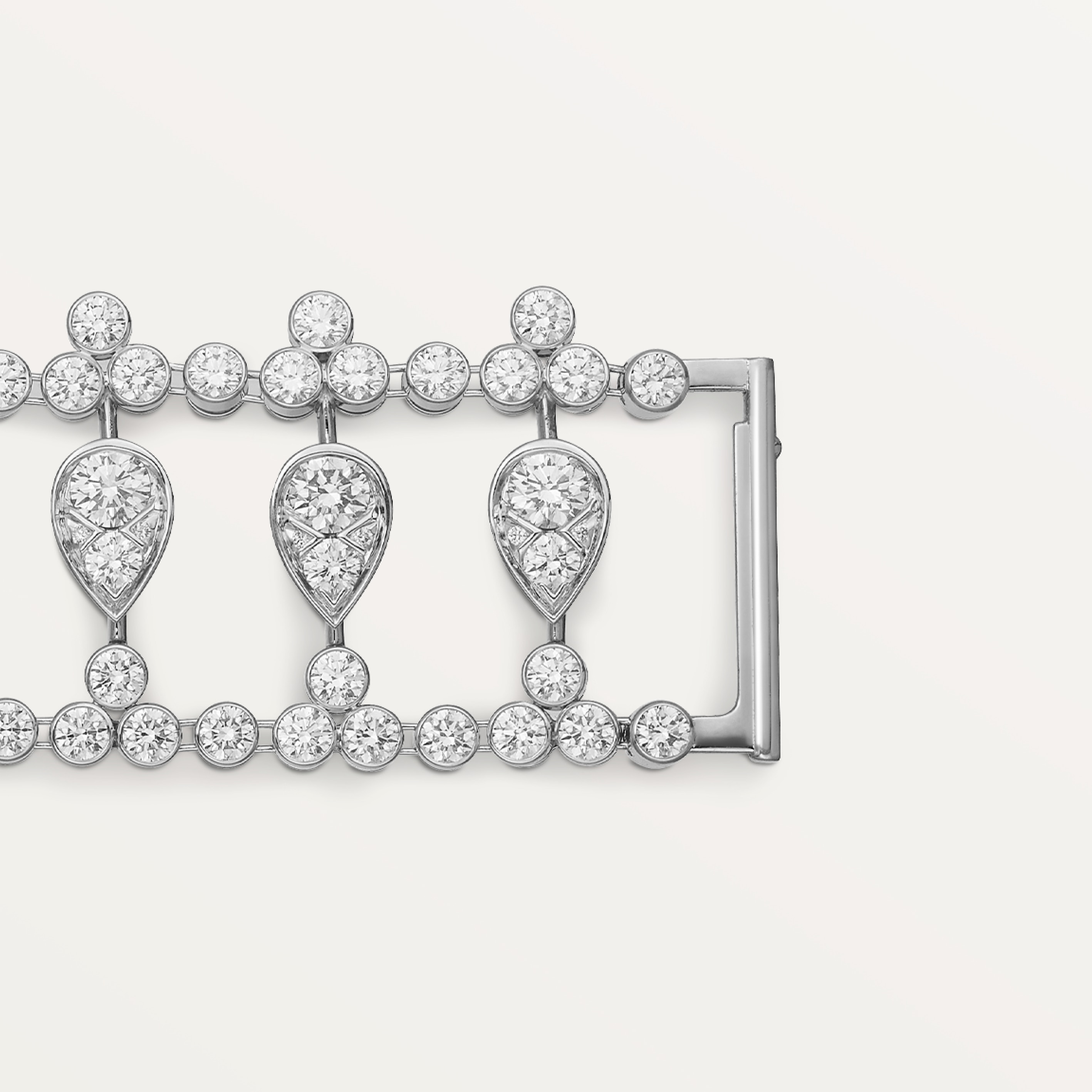 Pluie de Cartier bracelet, diamonds, image 10