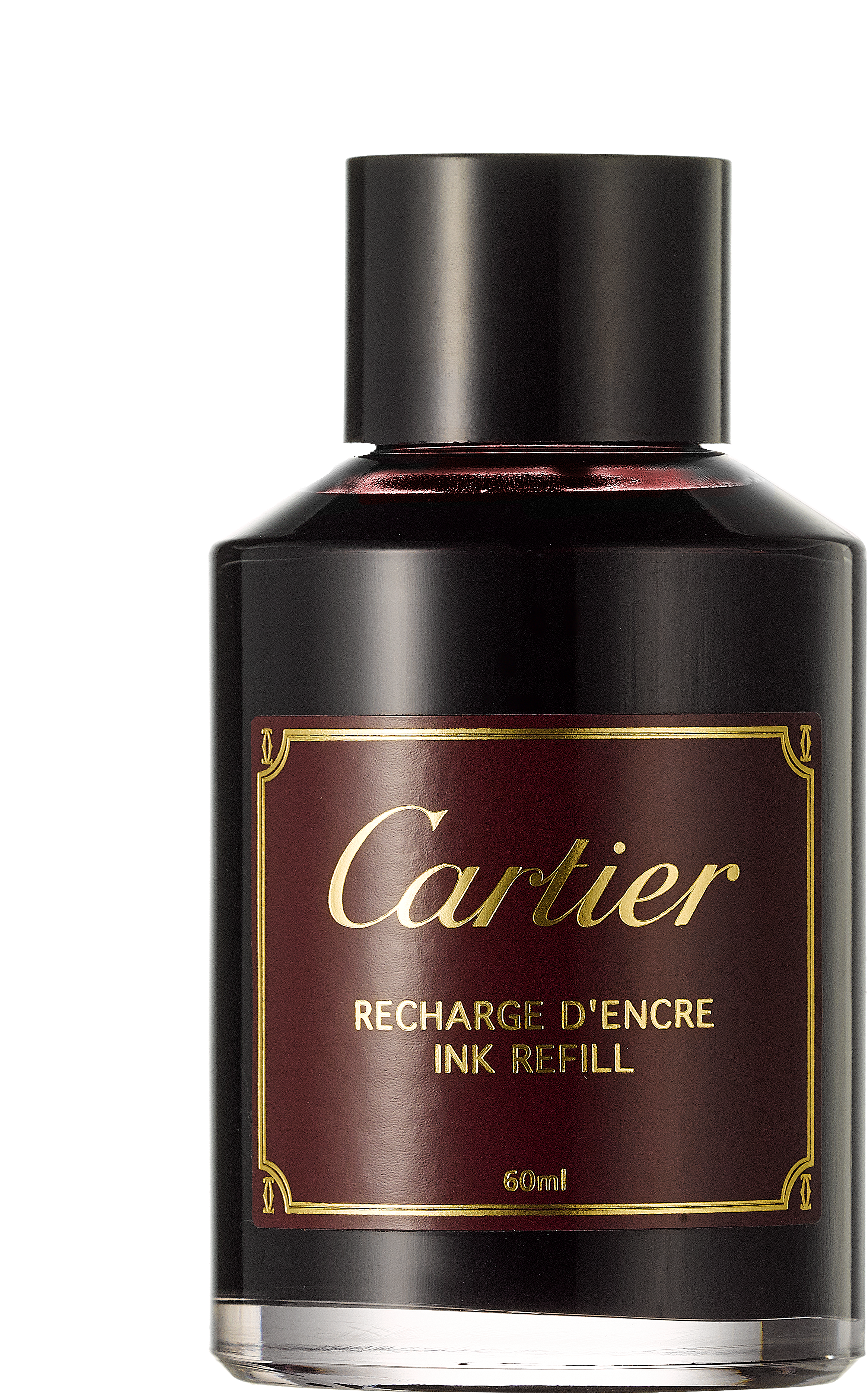 Ink bottle, burgundy