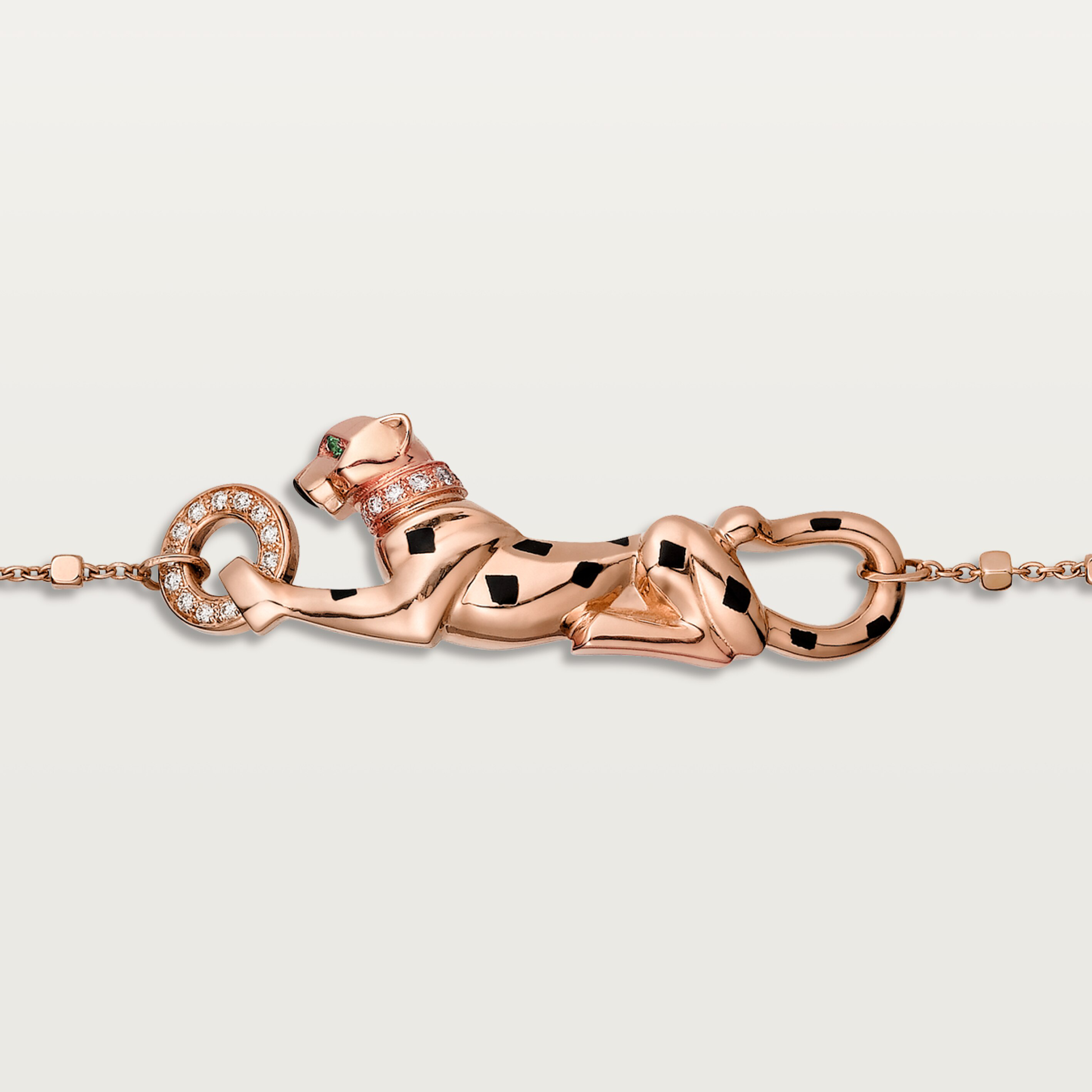 Panth&egrave;re de Cartier bracelet, on chain, diamonds