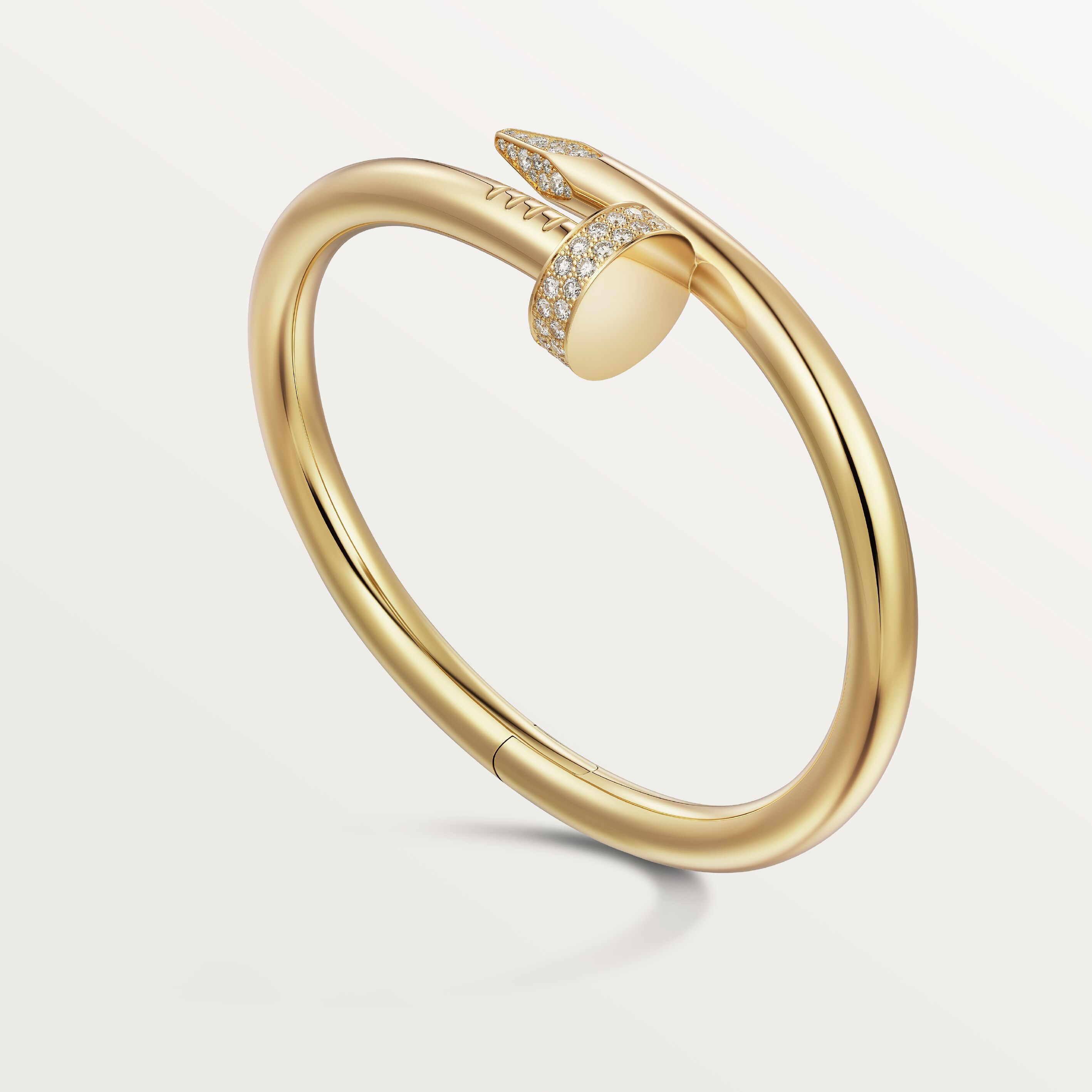 Juste un Clou bracelet, large model, diamonds