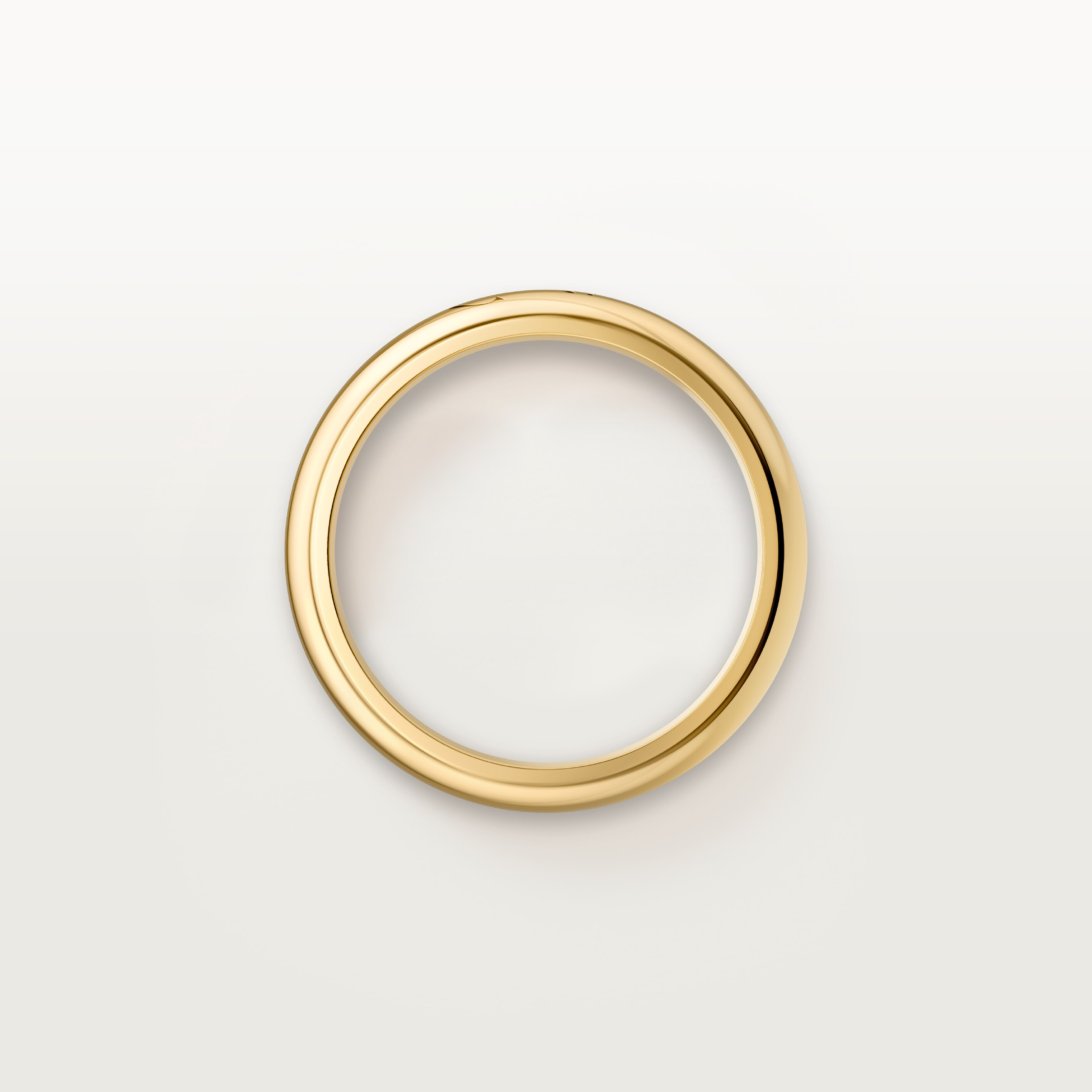 C de Cartier wedding band, 4 mm width, image 5