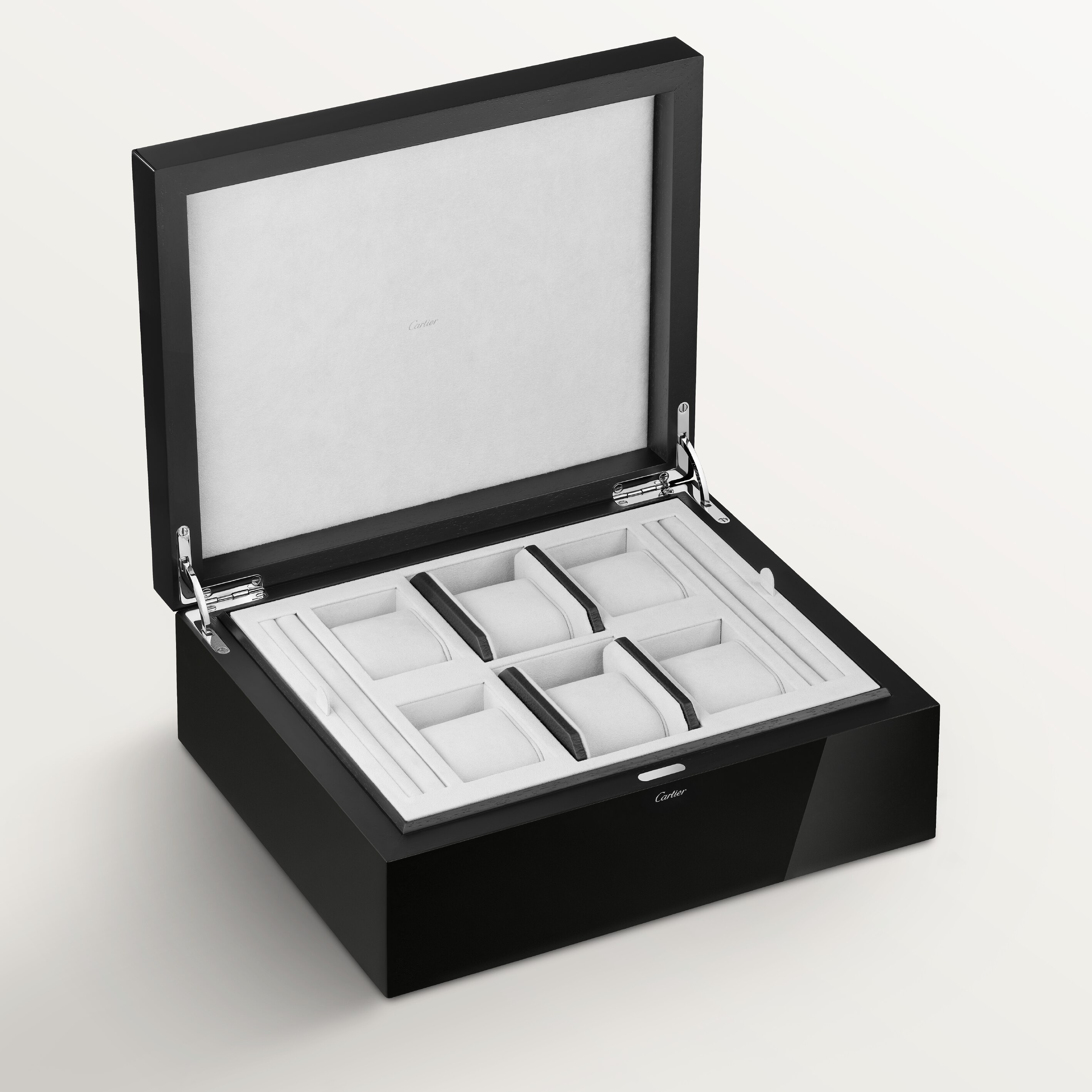 Santos de Cartier six watch and cufflink box, image 5