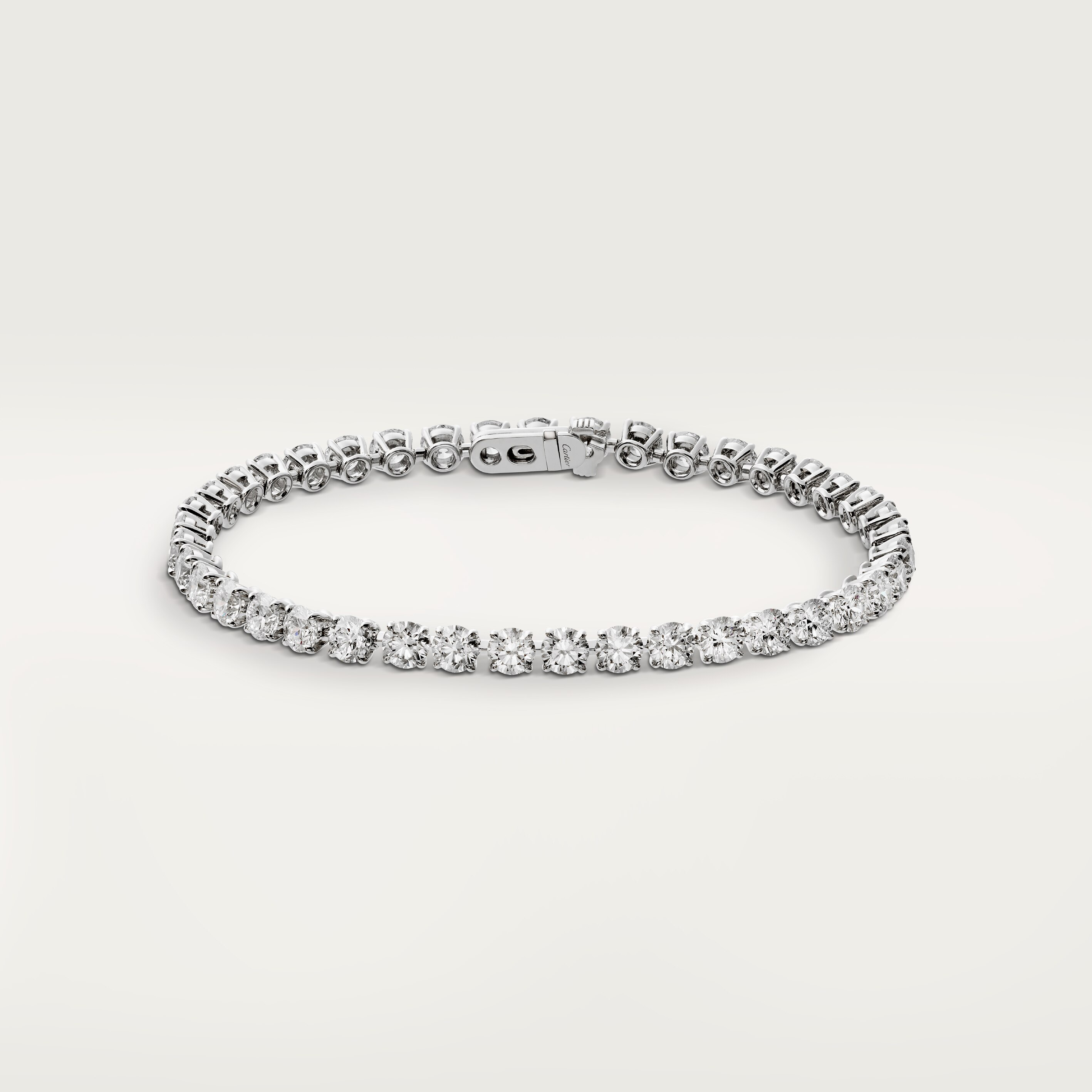 Lignes Essentielles bracelet, brilliant-cut diamonds