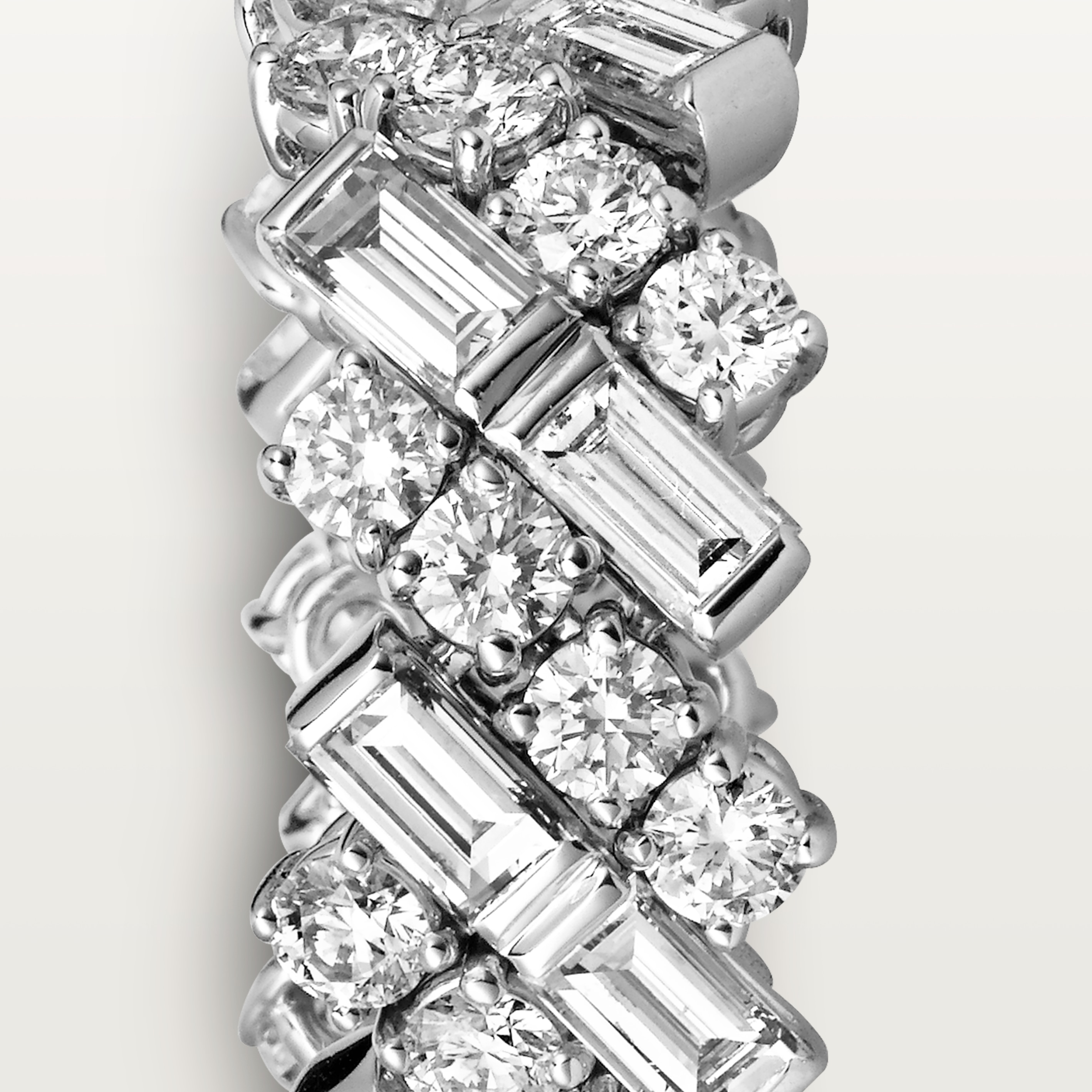Reflection de Cartier wedding band, diamonds, image 5