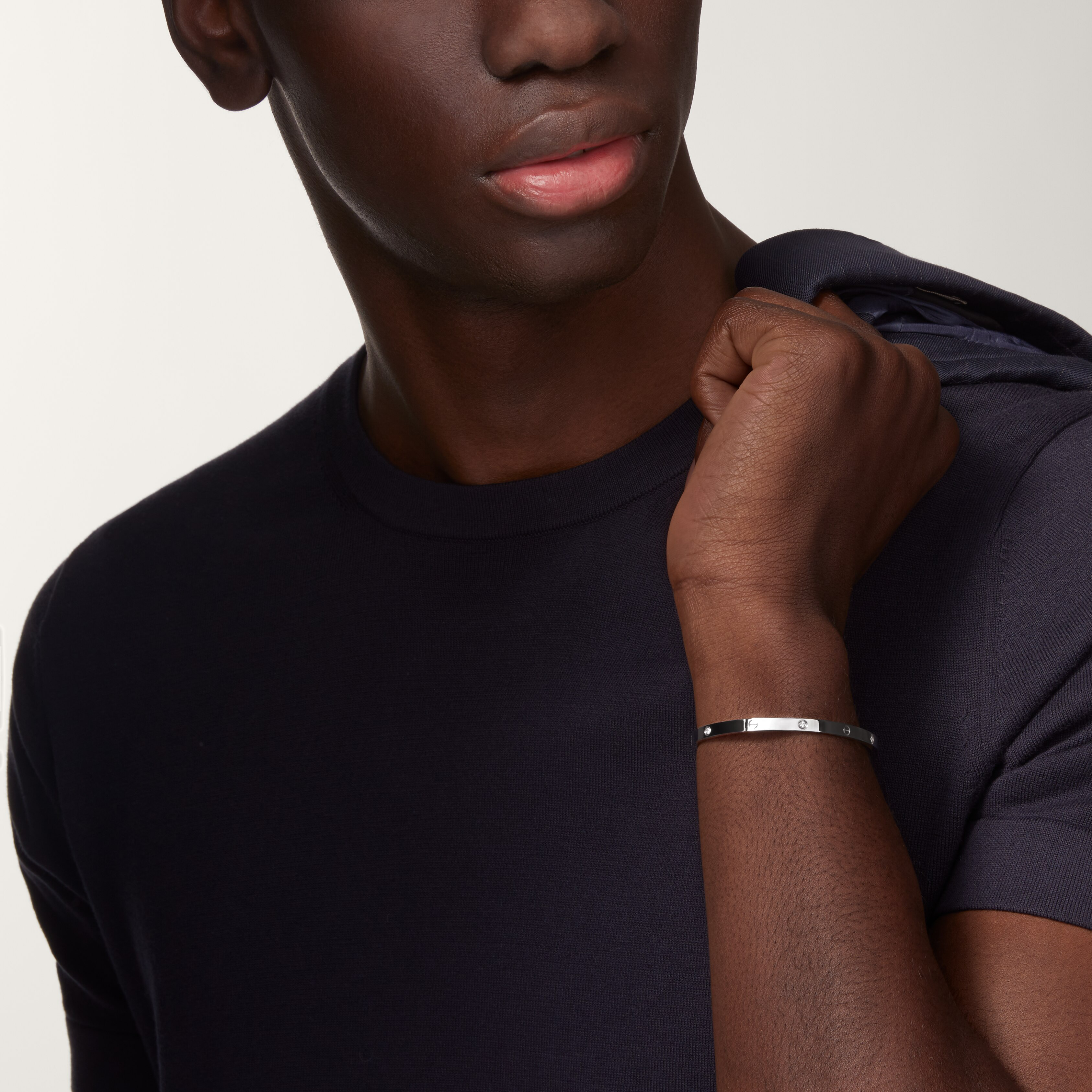 #LOVE# bracelet, small model, 6 diamonds, image 3