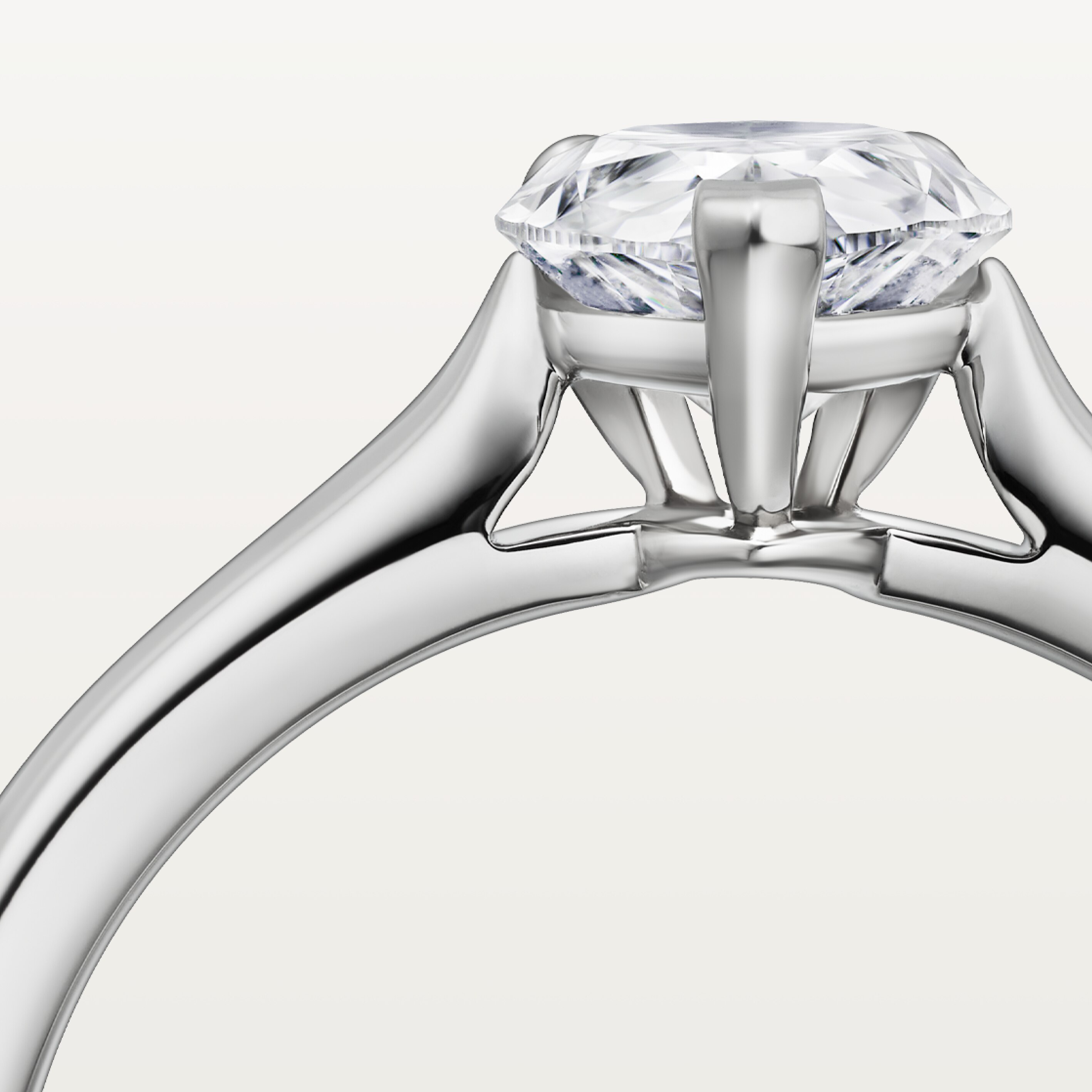 1895 solitaire, pear-shaped diamond, image 6