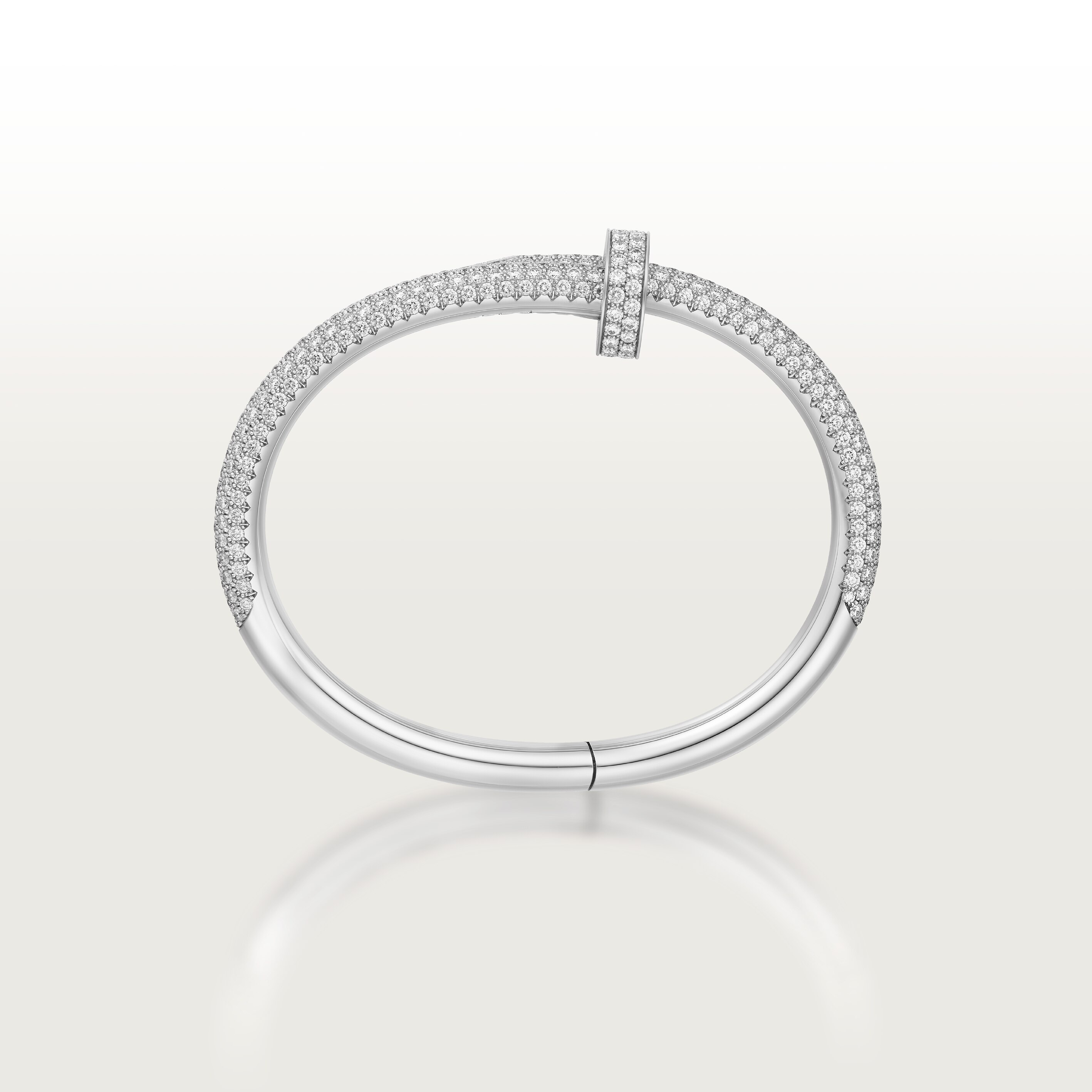 Juste un Clou bracelet, large model, half-paved, image 5