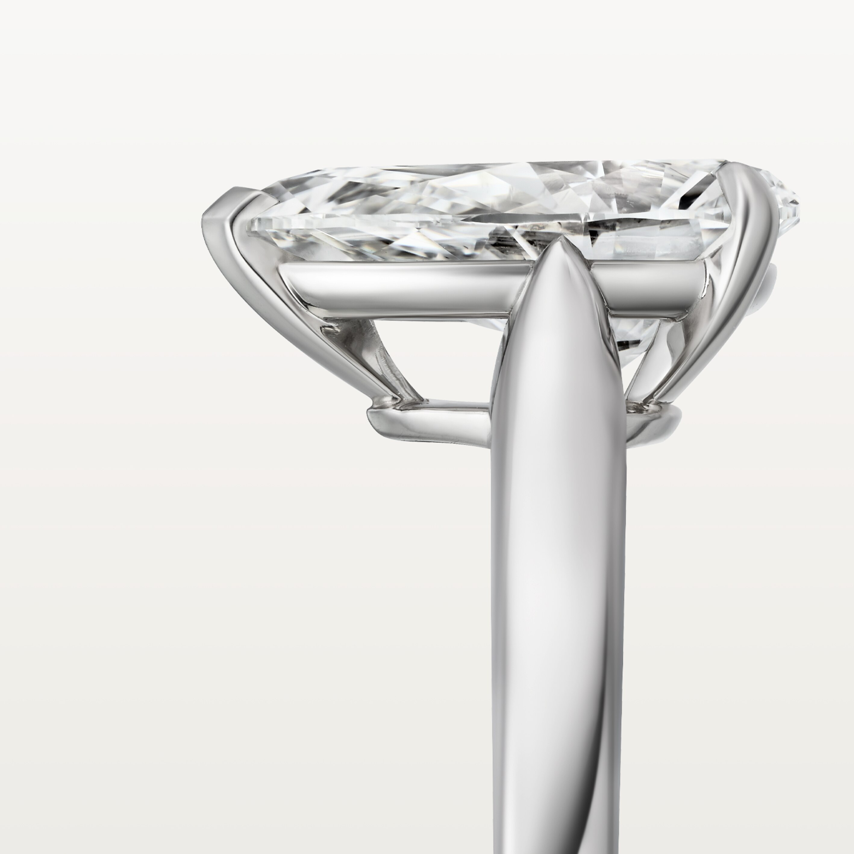1895 solitaire, pear-shaped diamond, image 6