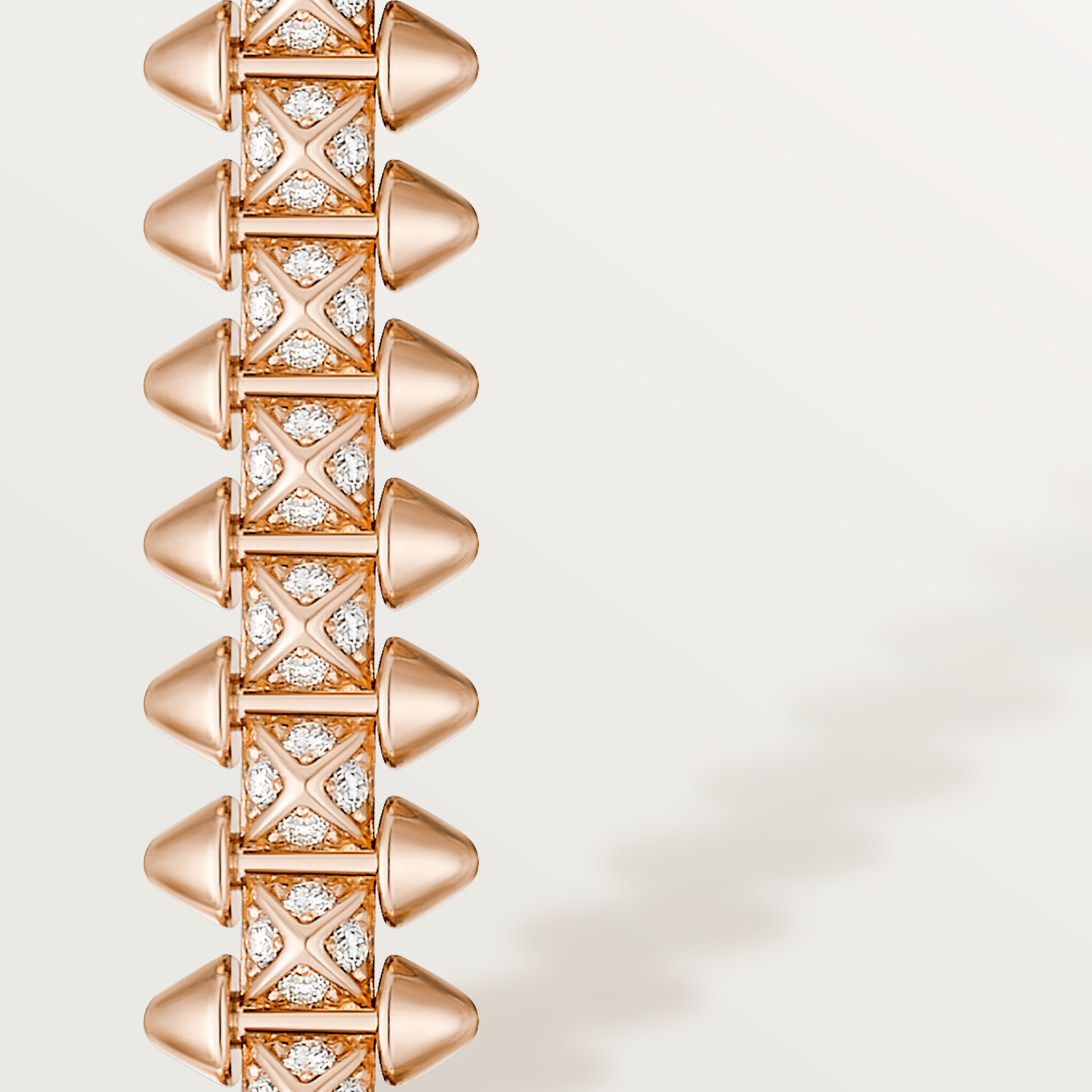 Clash de Cartier bracelet, flexible, small model, paved , image 5