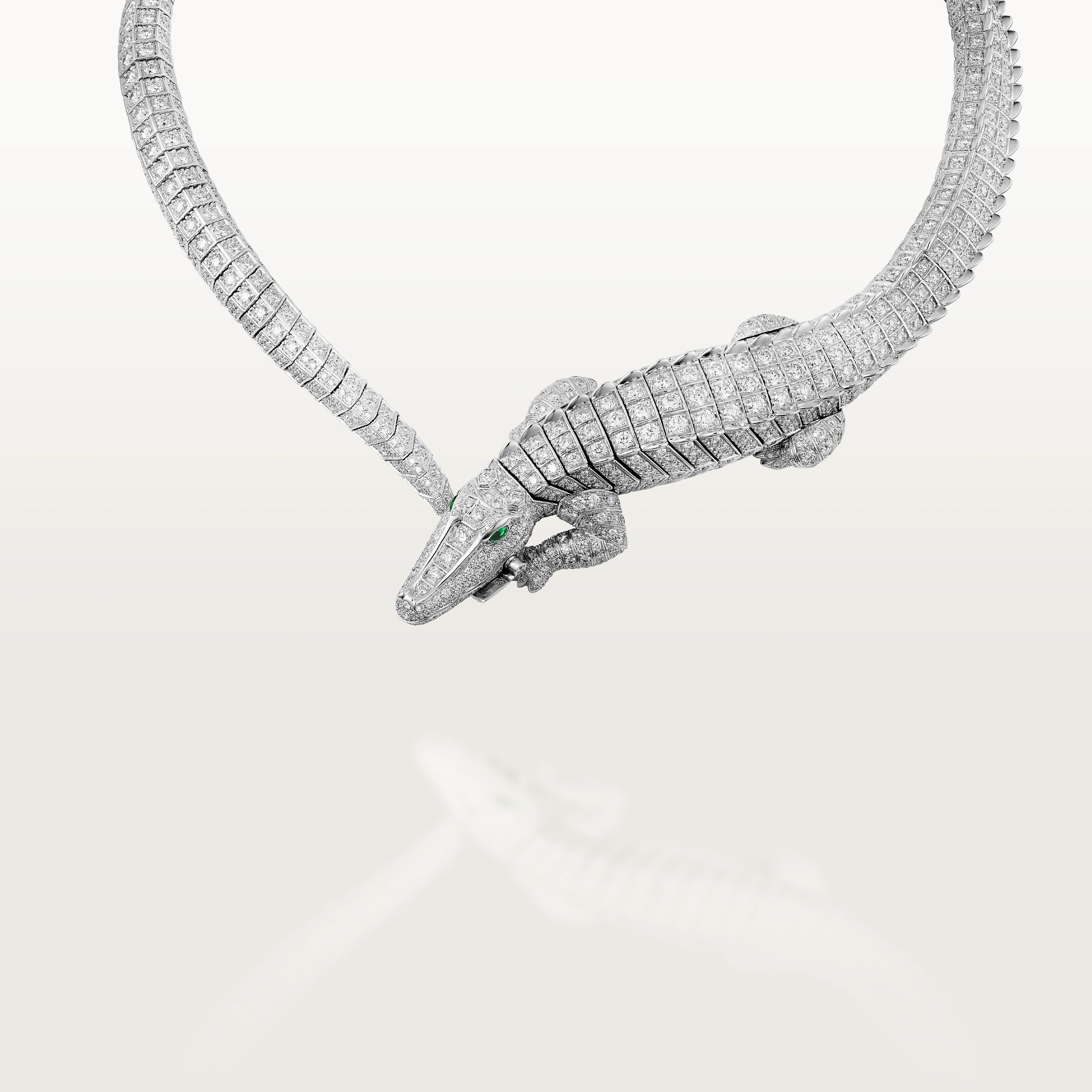 Faune et Flore de Cartier necklace, paved 