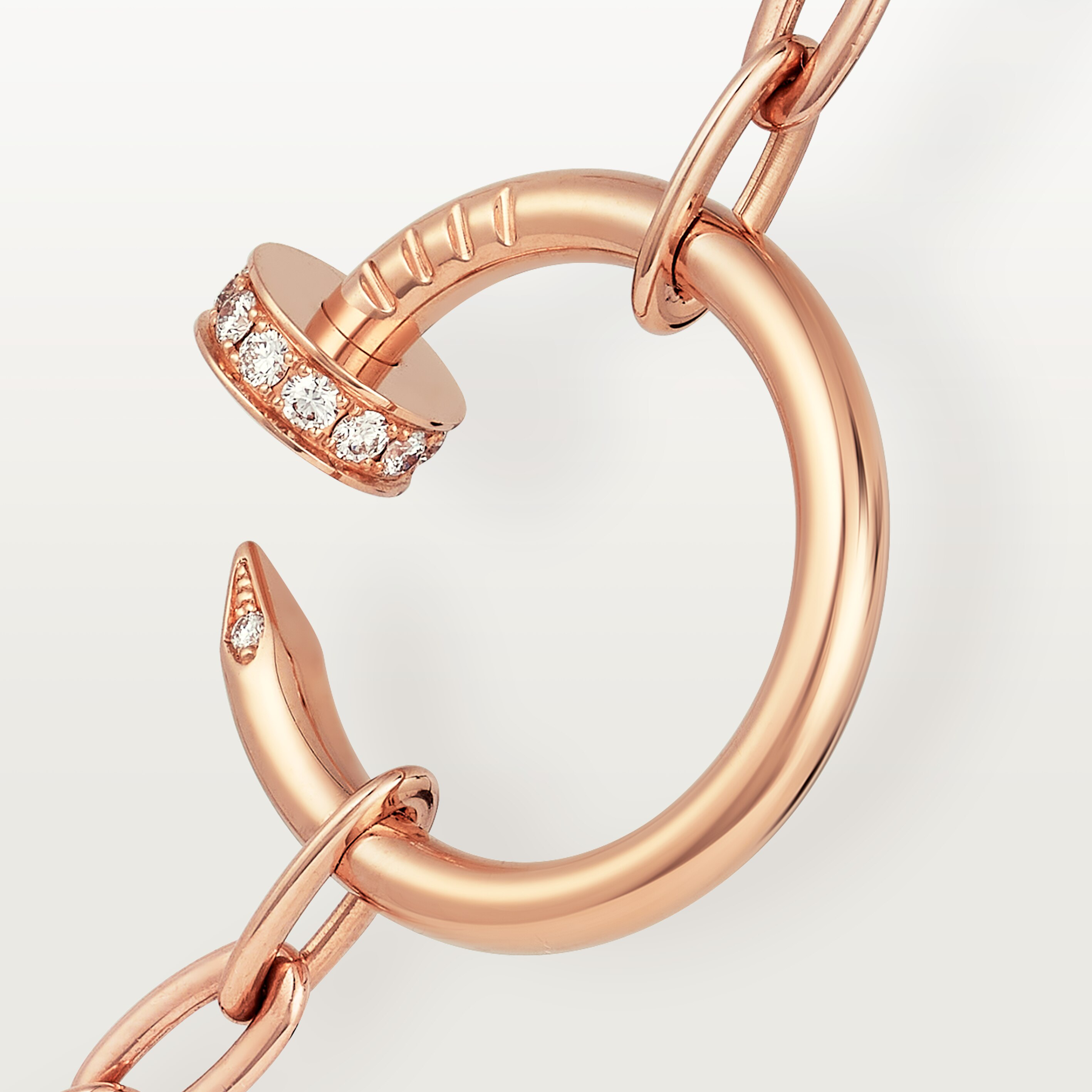 Juste un Clou necklace, diamonds