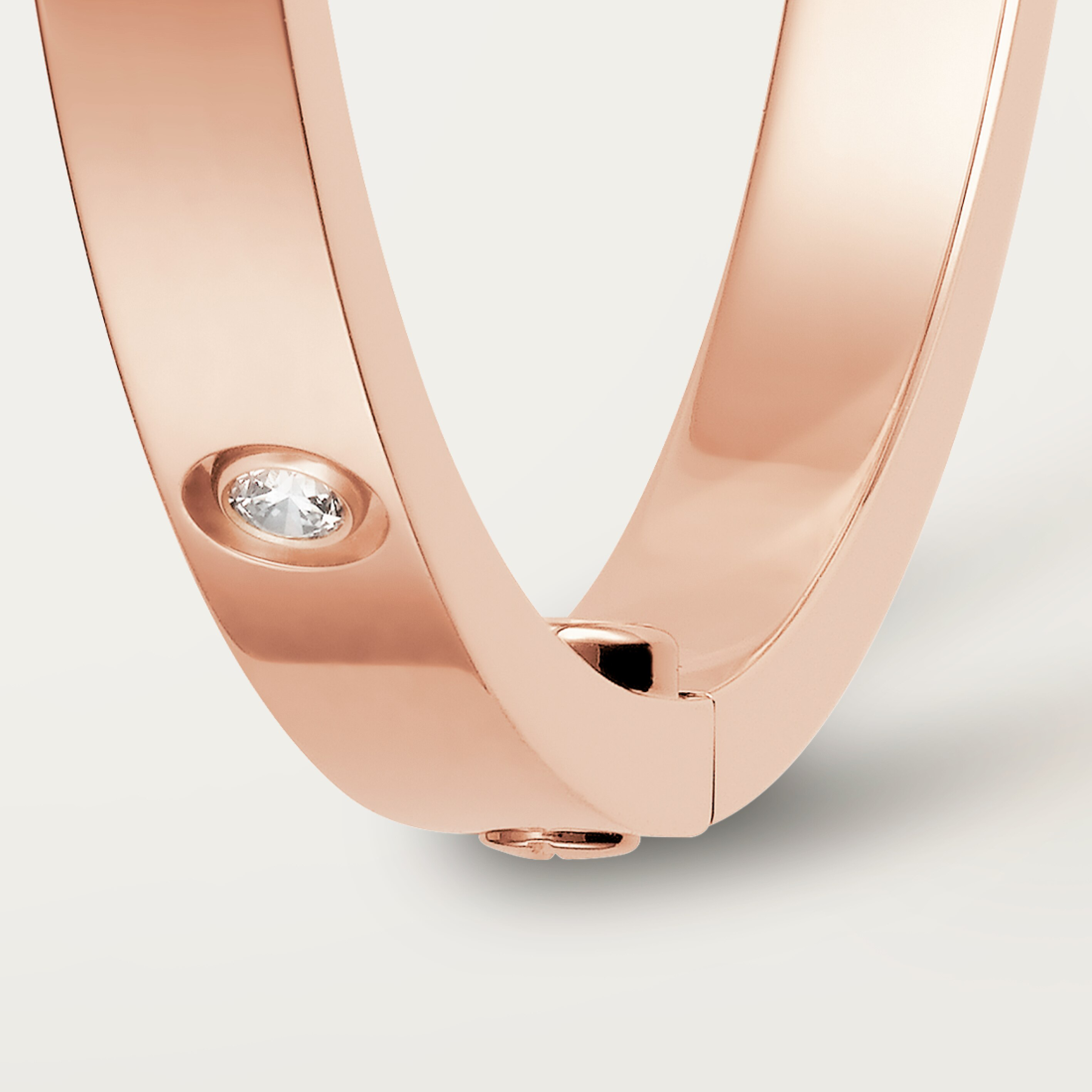 #LOVE# bracelet, small model, 10 diamonds, image 5