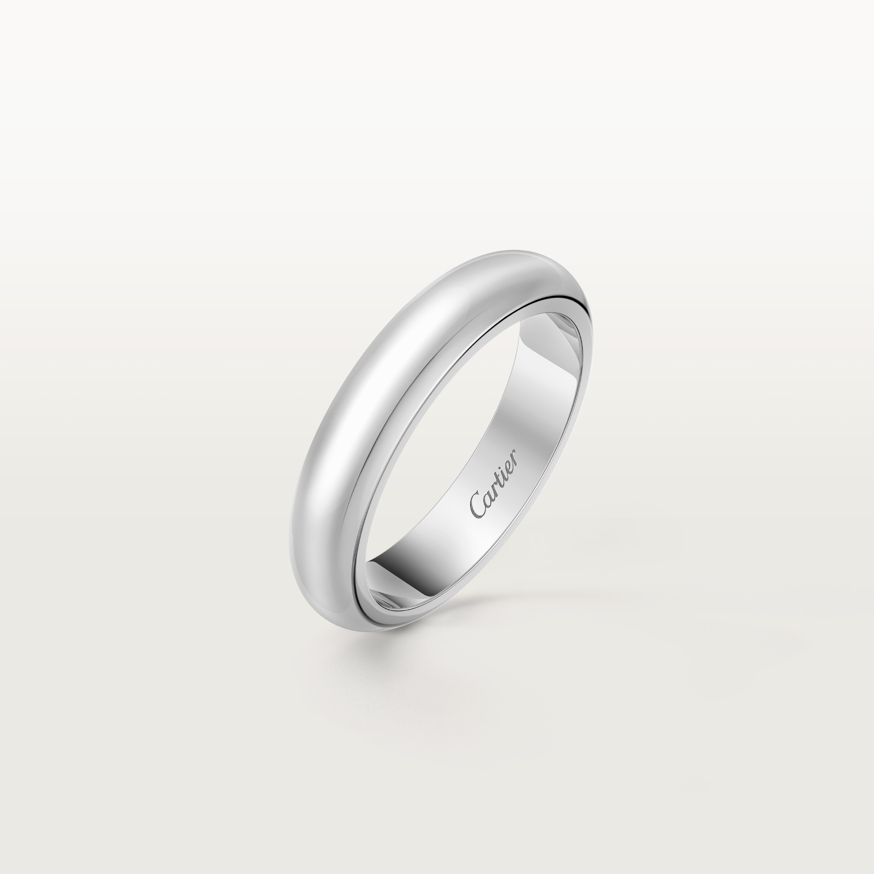 1895 wedding band, 4 mm width