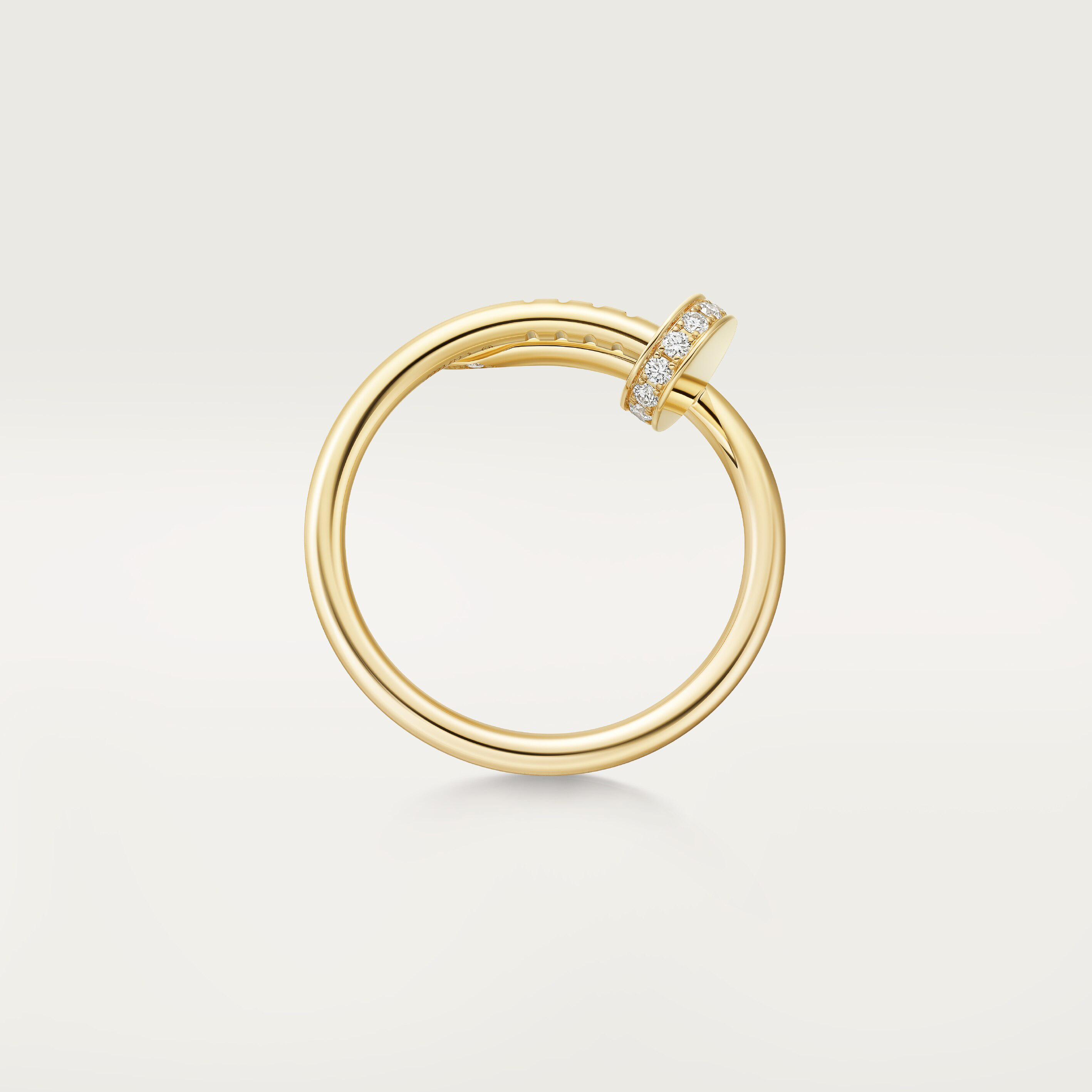 Juste un Clou ring, small model, diamonds, image 5