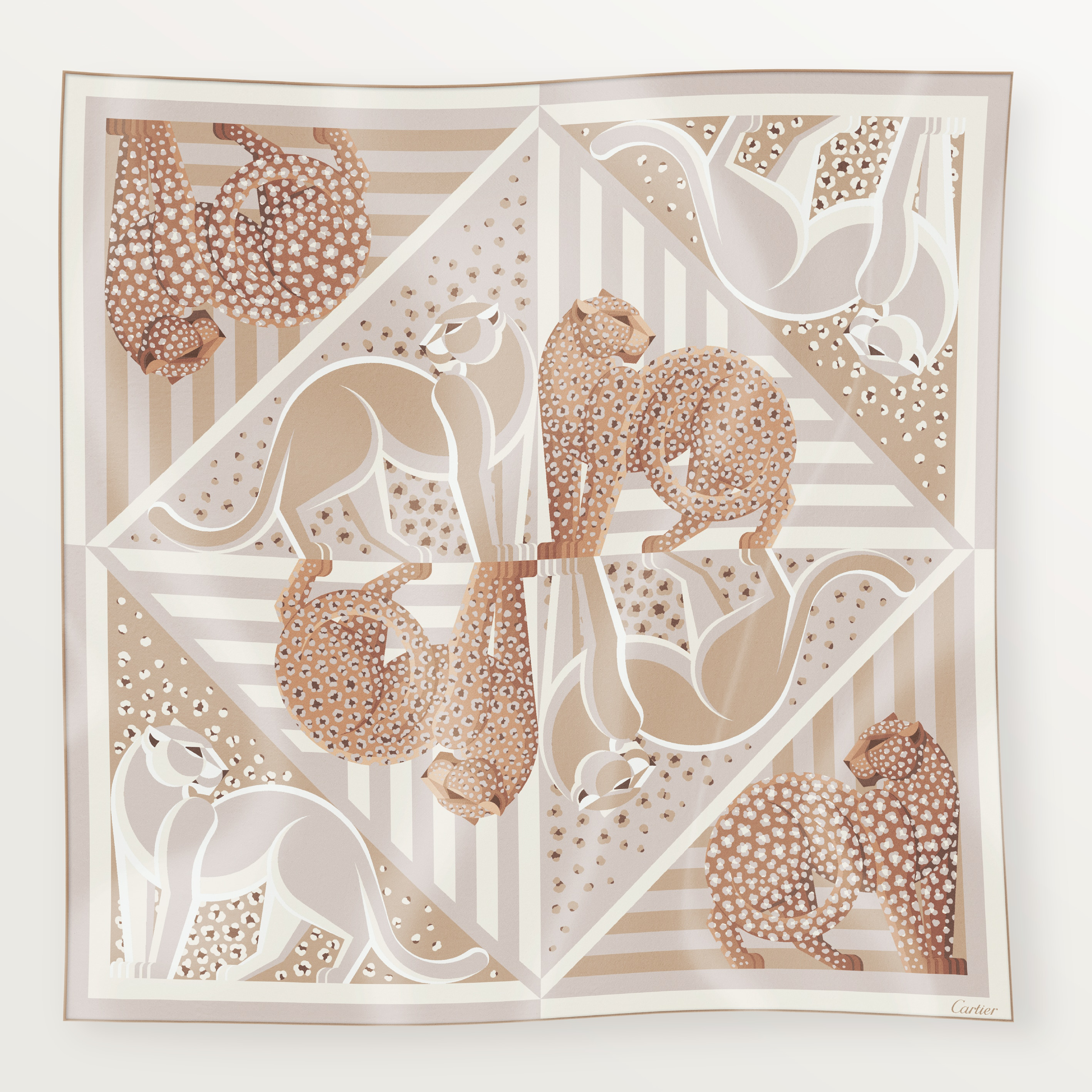 90 scarf, Panth&egrave;re Illusion