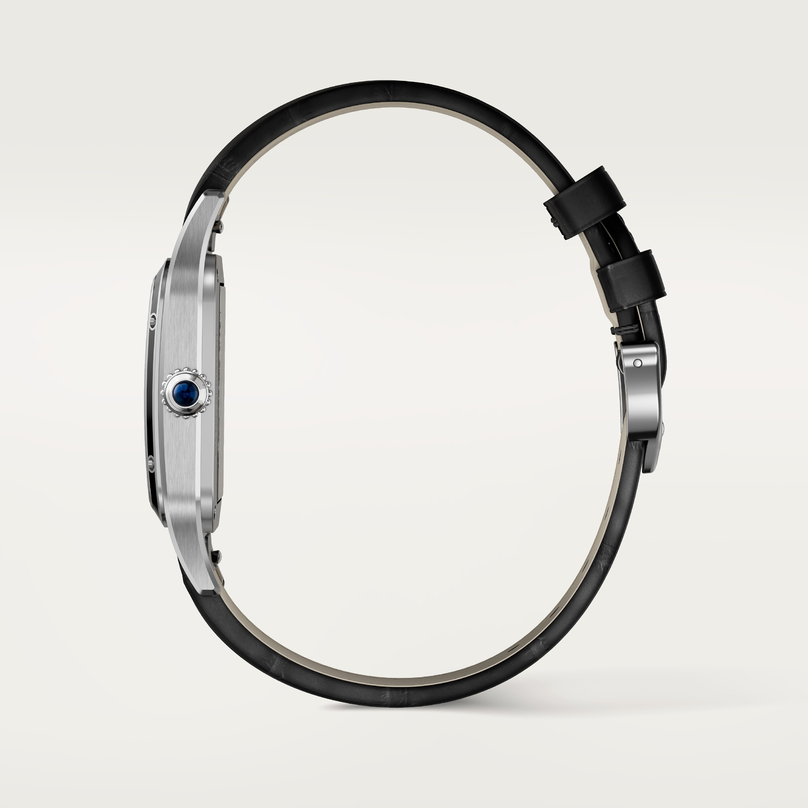 Santos-Dumont skeleton watch equipped with a micro-rotor