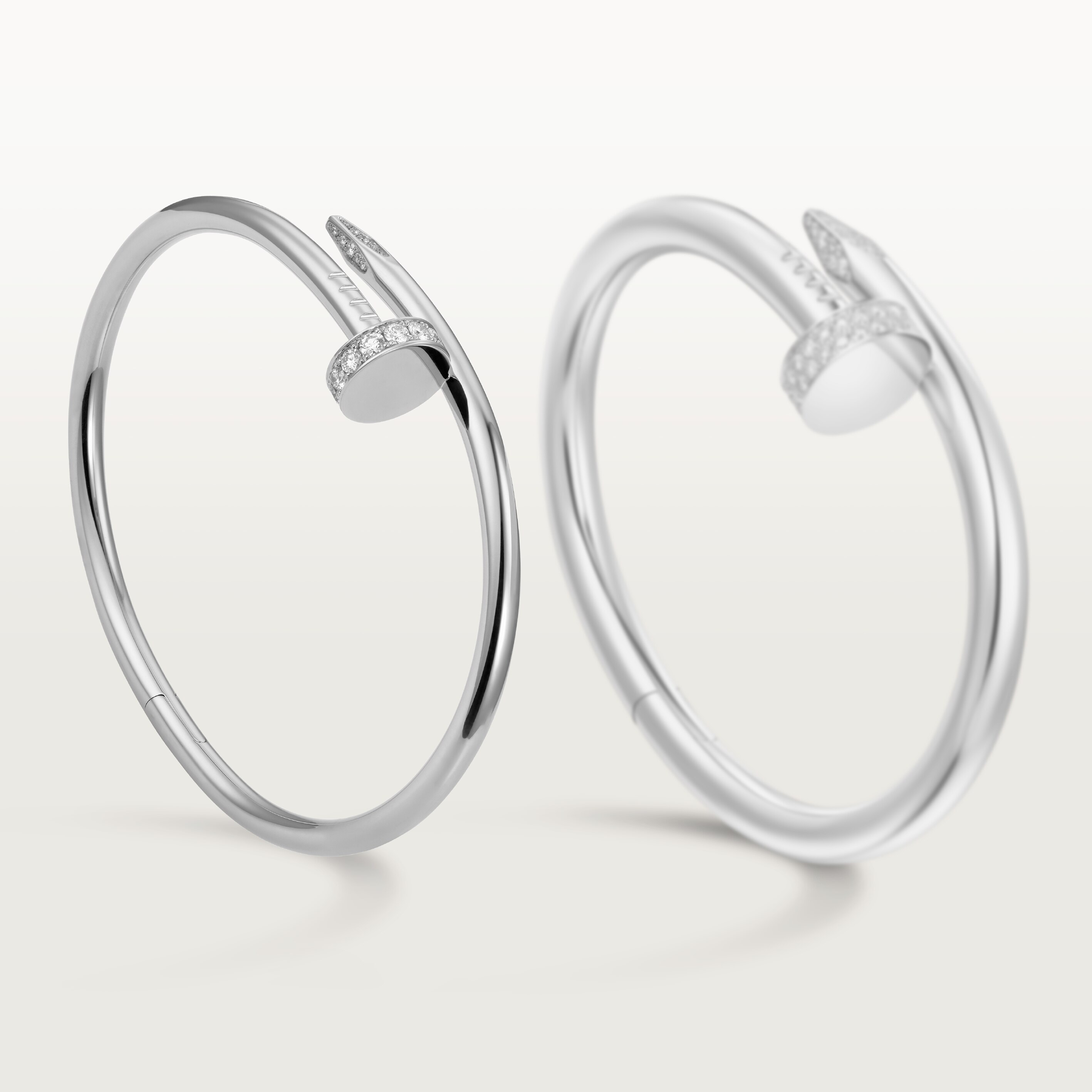 Juste un Clou bracelet, classic model, diamonds, image 8