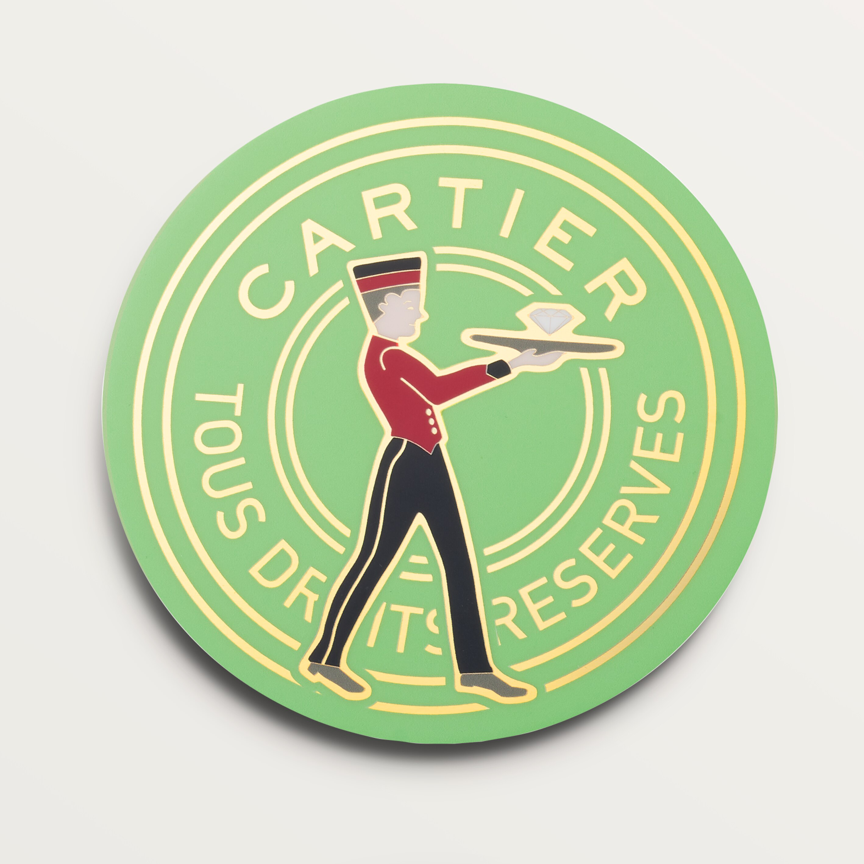 Set of six Cartier Characters coasters, image 9